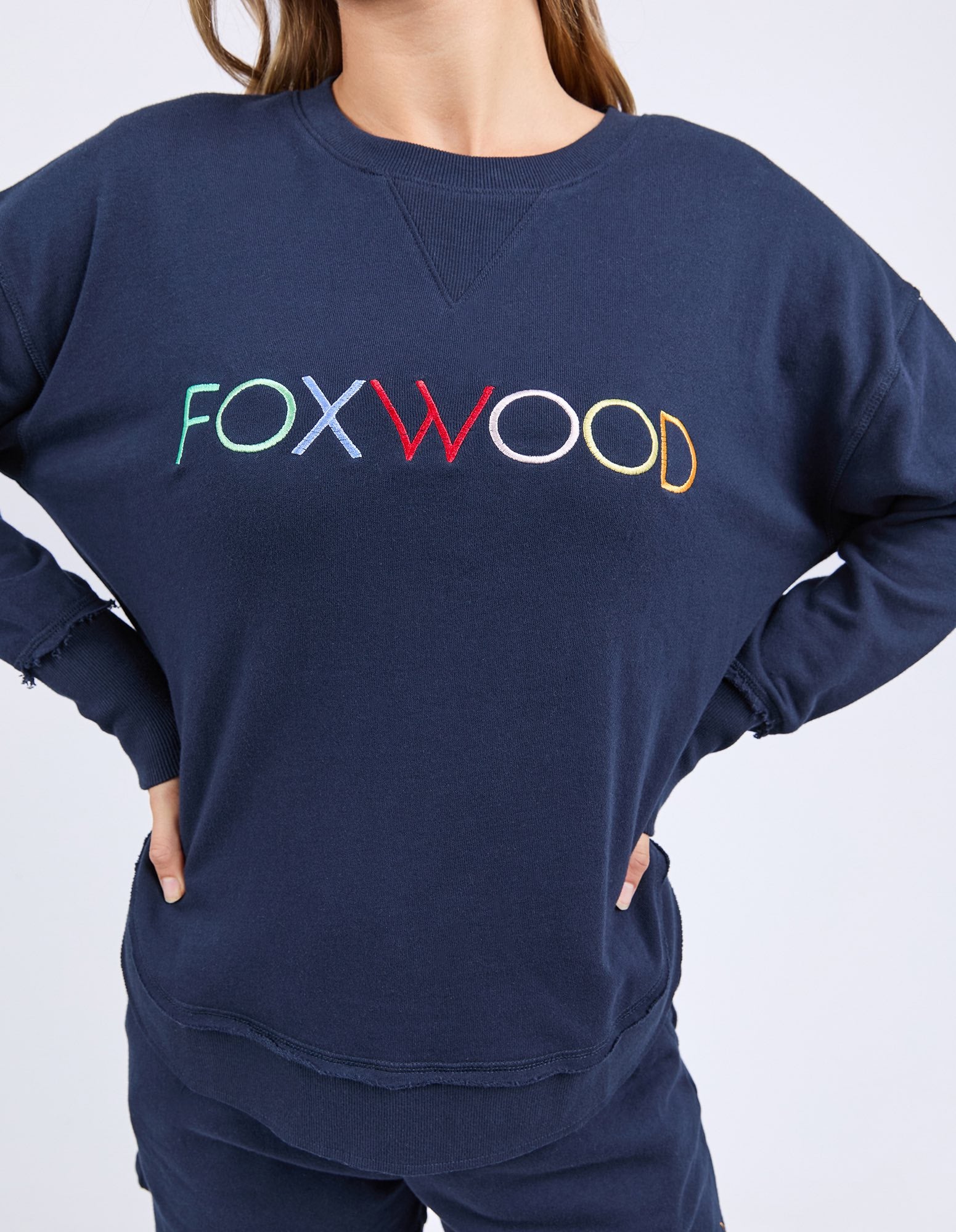 Foxwood Simplified Crew - Confetti Navy - NEW COLOUR!