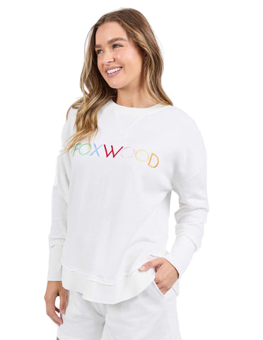 Simplified Vintage White Confetti