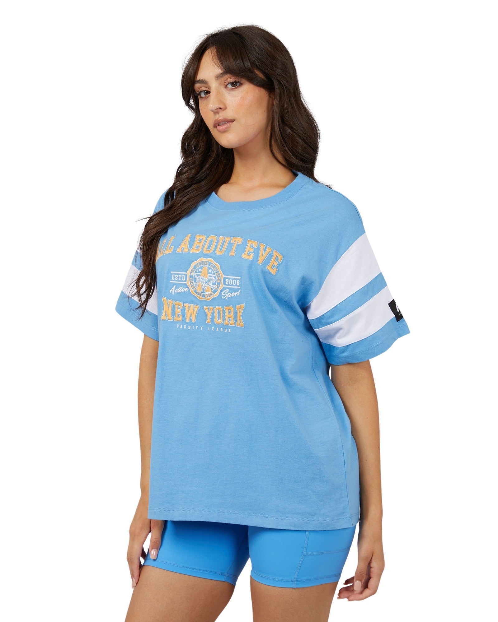 All About Eve - AAE Game Athletics Tee - Blue