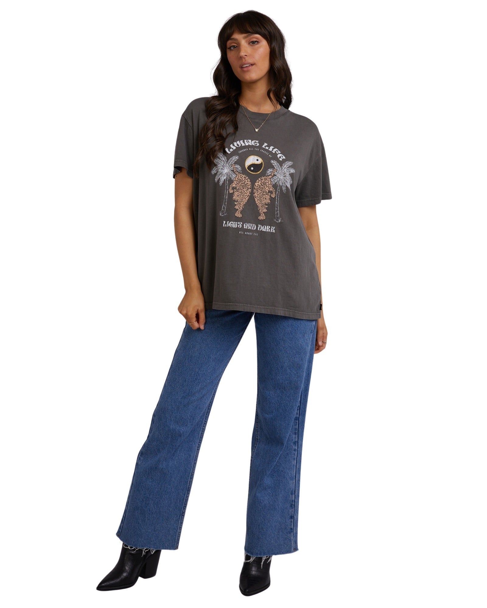 All About Eve - Living Standard Tee - Charcoal
