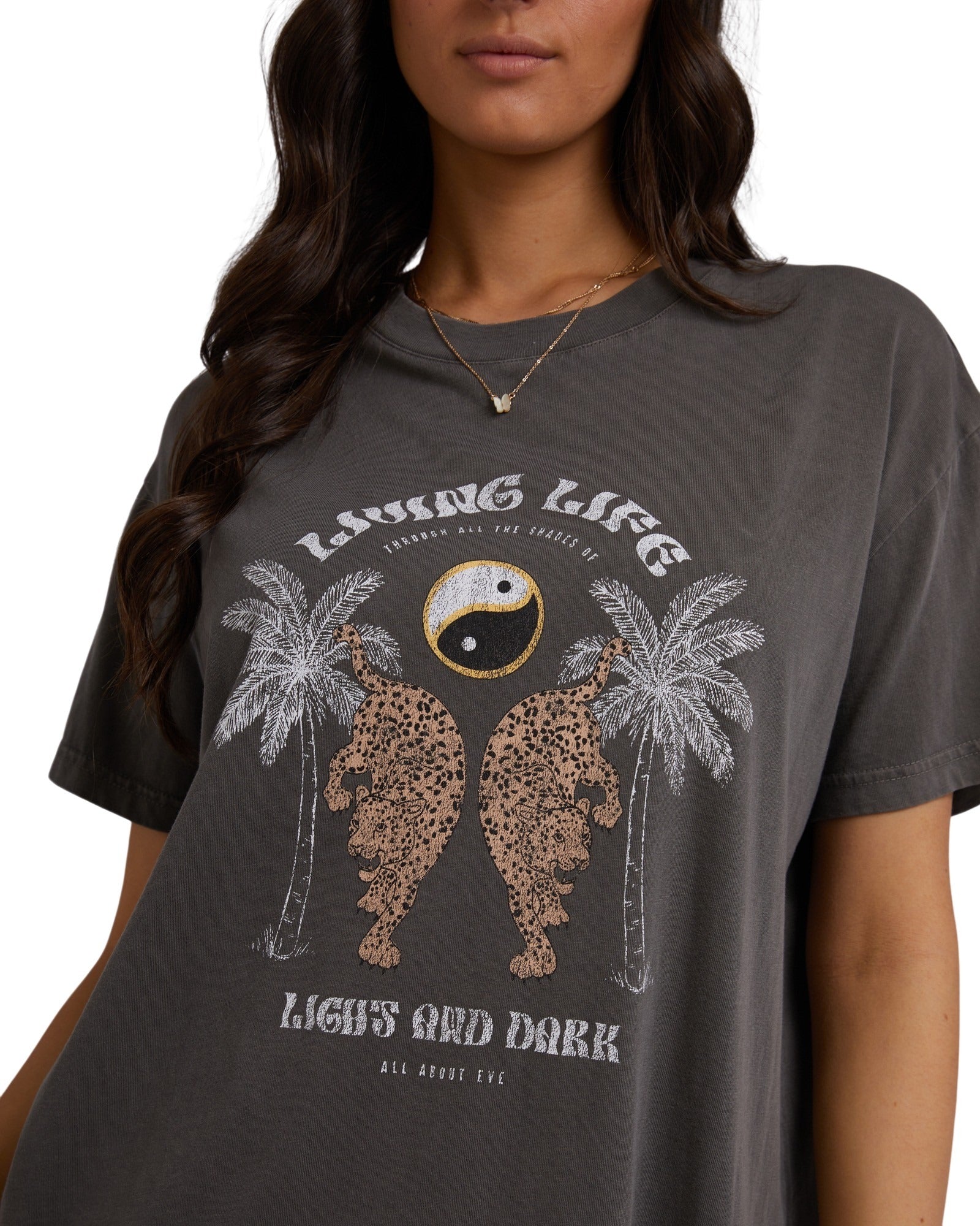 All About Eve - Living Standard Tee - Charcoal