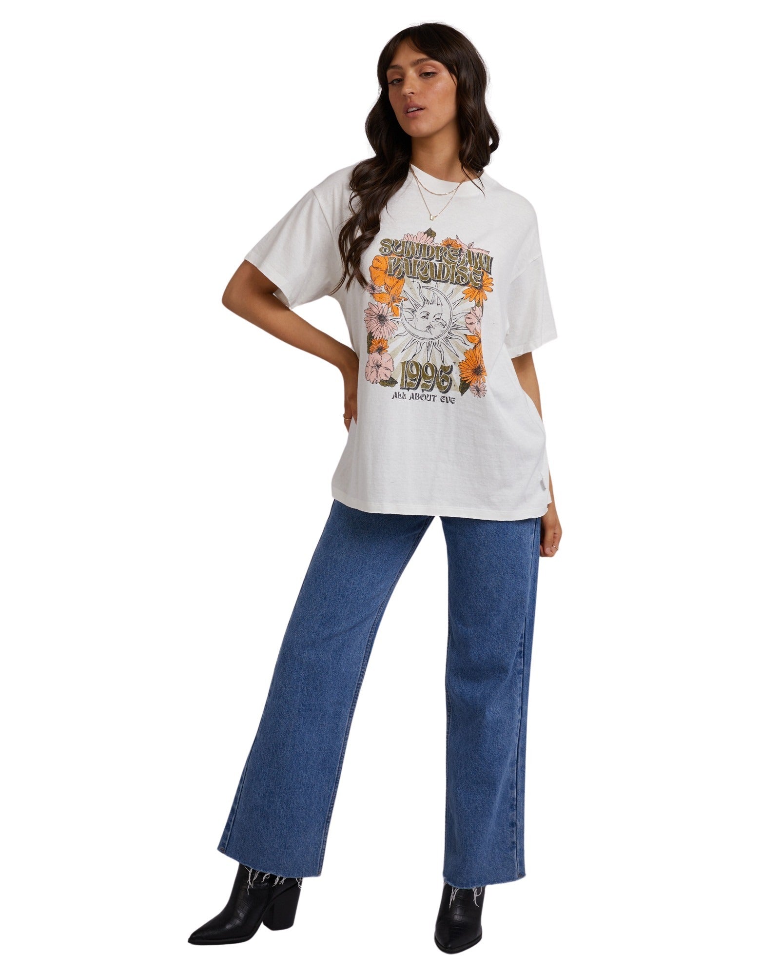 All About Eve - Sundream Oversized Tee - Vintage White