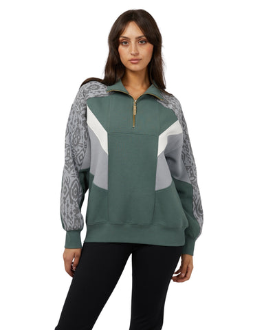 All About Eve - AAE Active National Quarter Zip - Green