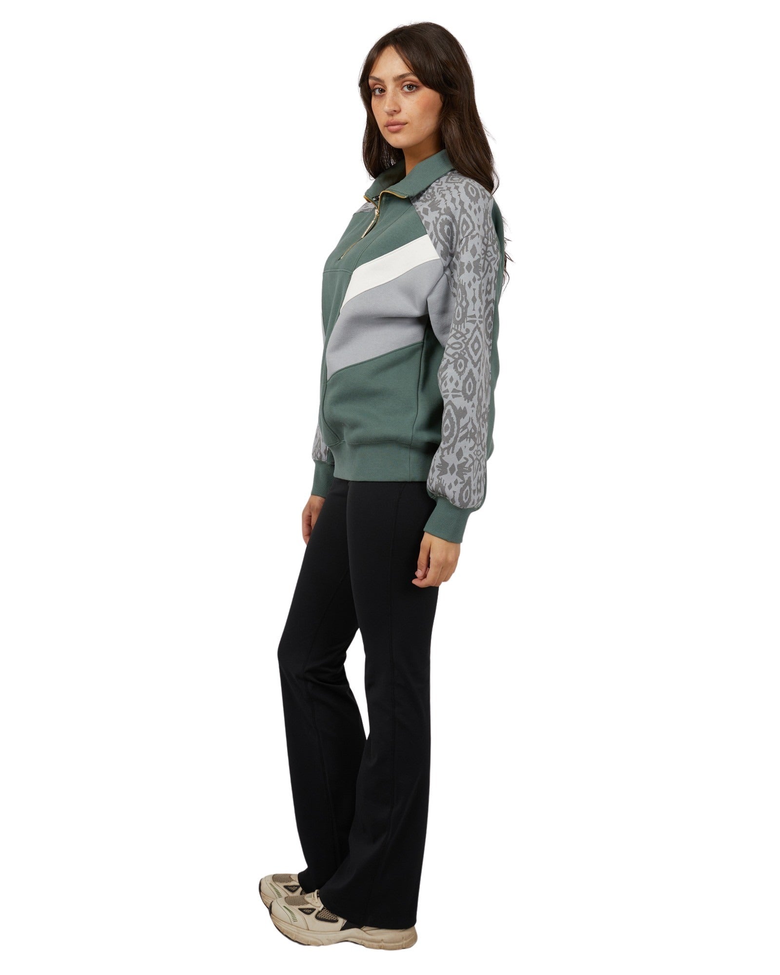 All About Eve - AAE Active National Quarter Zip - Green
