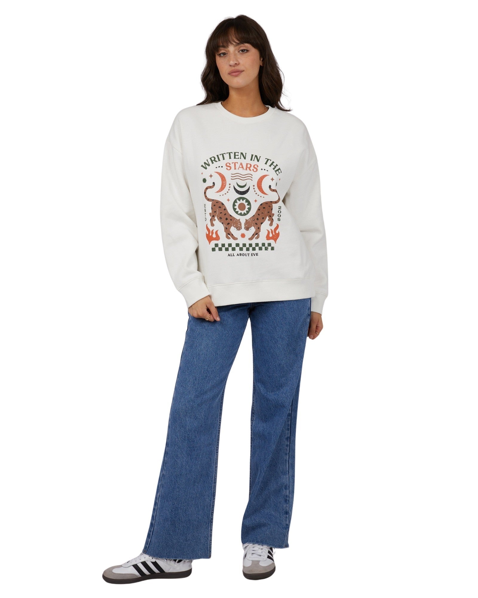 All About Eve - In The Stars Standard Crew - Vintage White