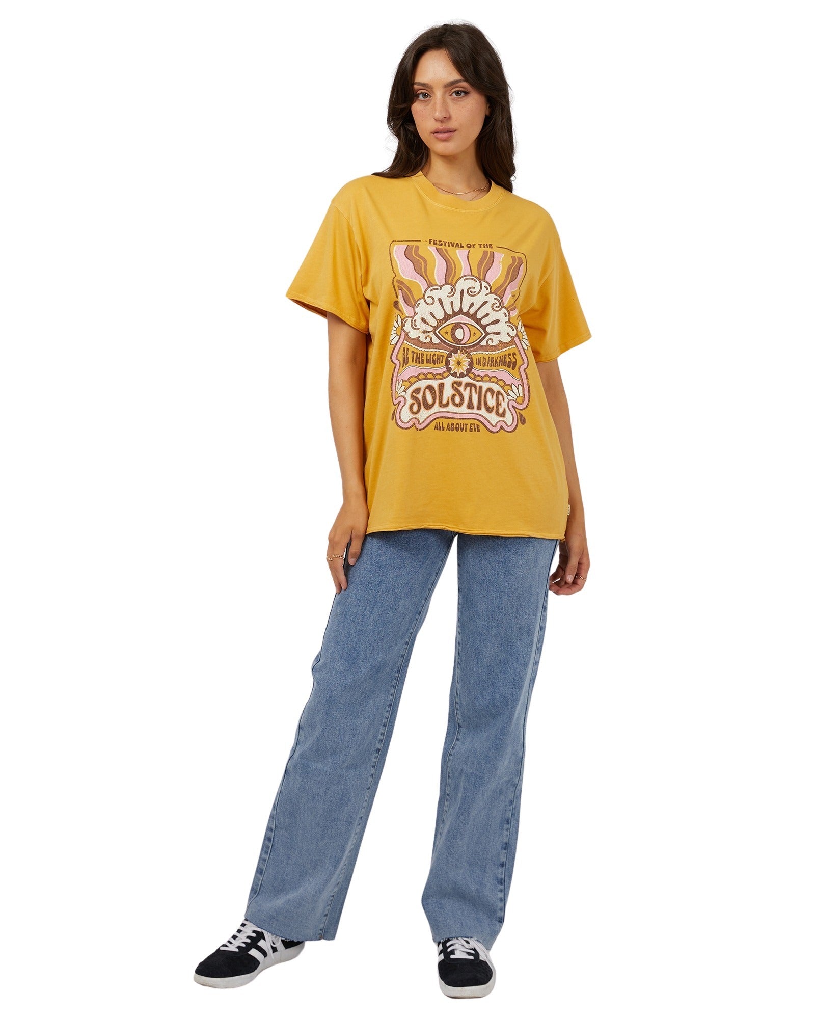 All About Eve - Solstice Oversized Tee - Yellow