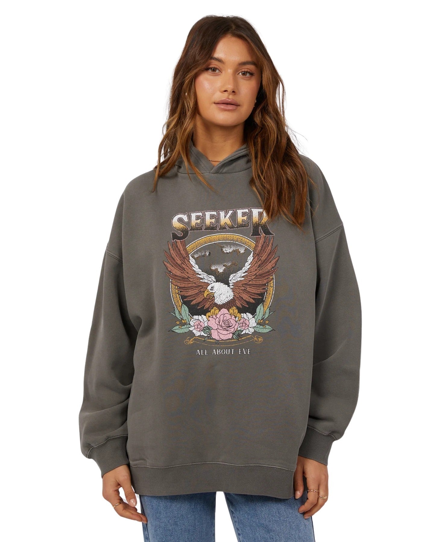 All About Eve - Seeker Oversized Hoody - Charcoal