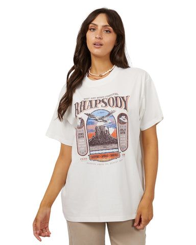 All About Eve - Sky Dance Oversized Tee - Vintage White