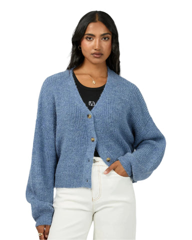Selena Knit Cardi Blue