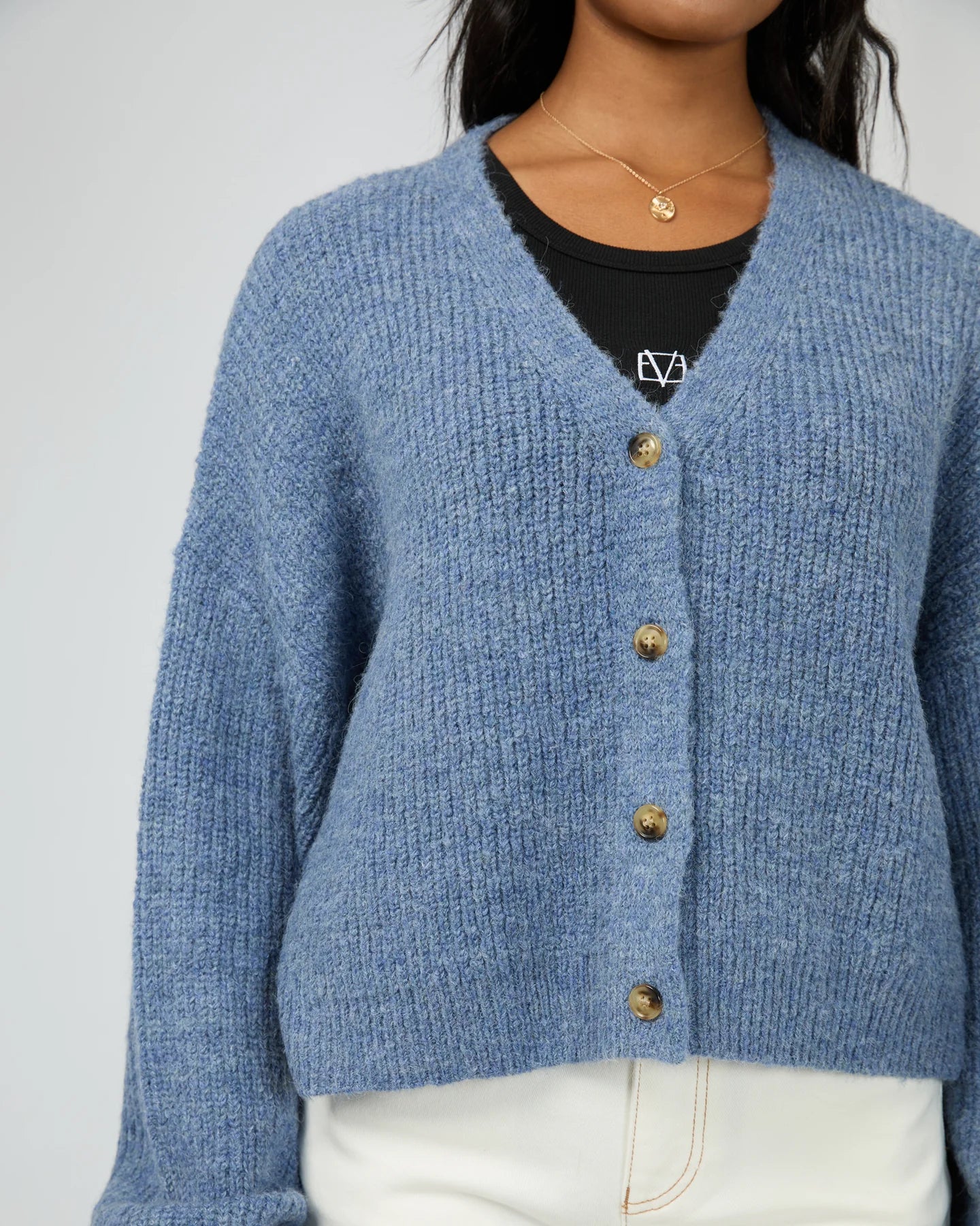 All About Eve - Selena Knit Cardi - Blue