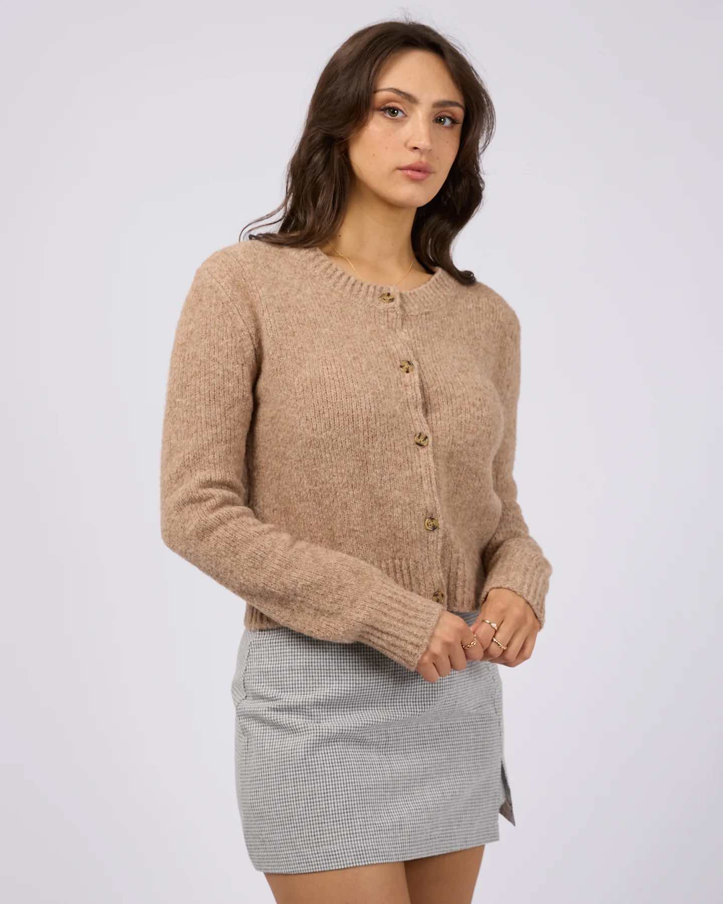 All About Eve - Claude Knit Cardi - Oat