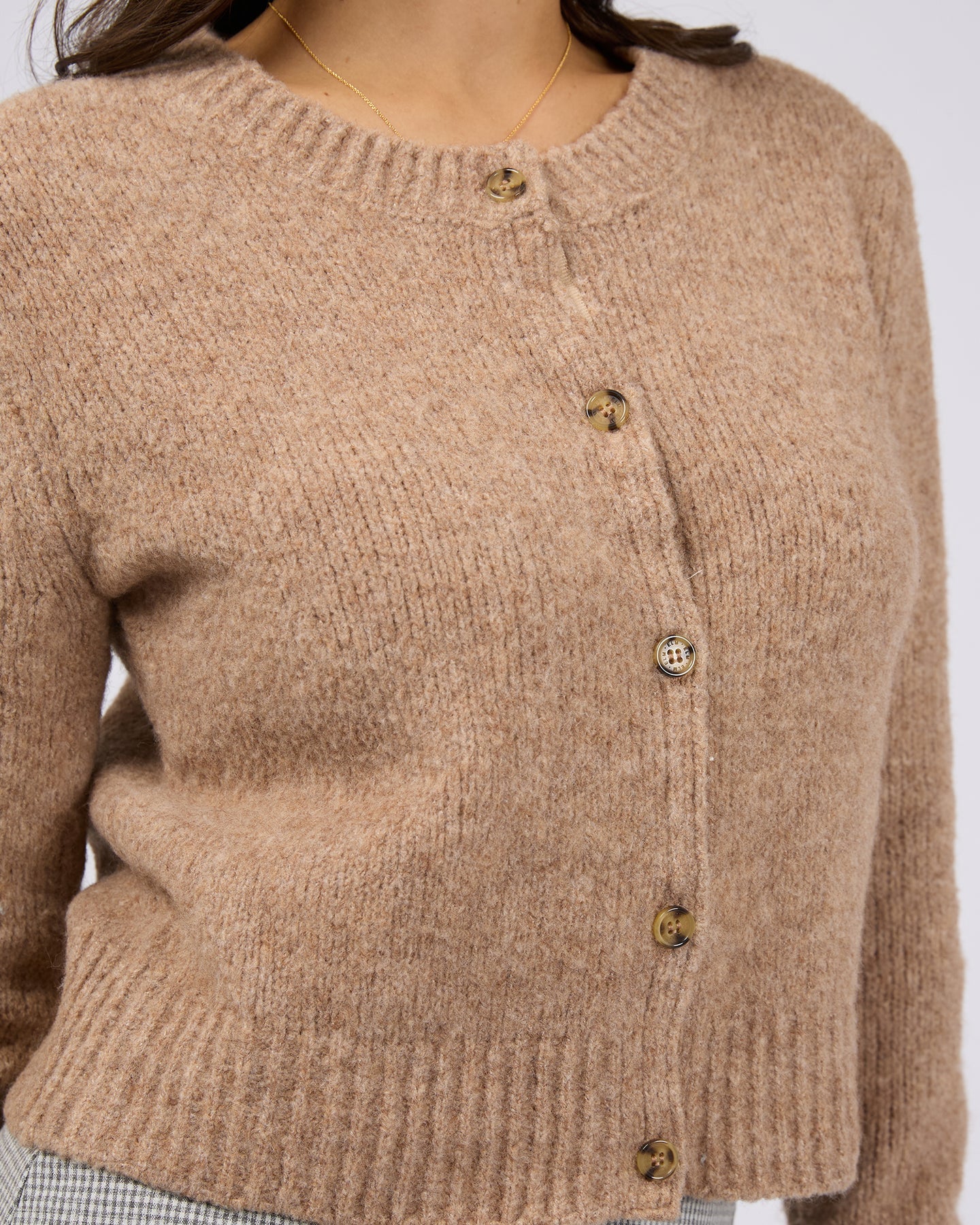 All About Eve - Claude Knit Cardi - Oat