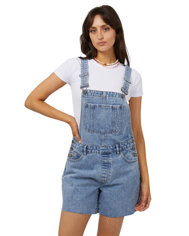 All About Eve - Madison Denim Overalls - Light Blue