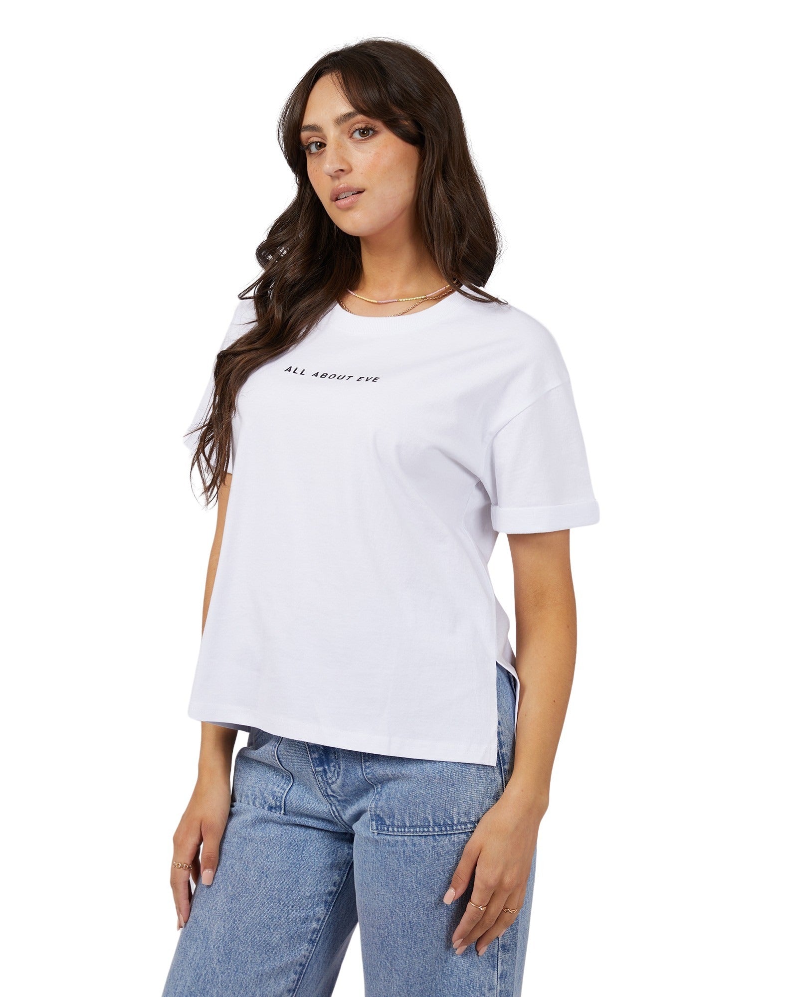 All About Eve - Washed Tee - White
