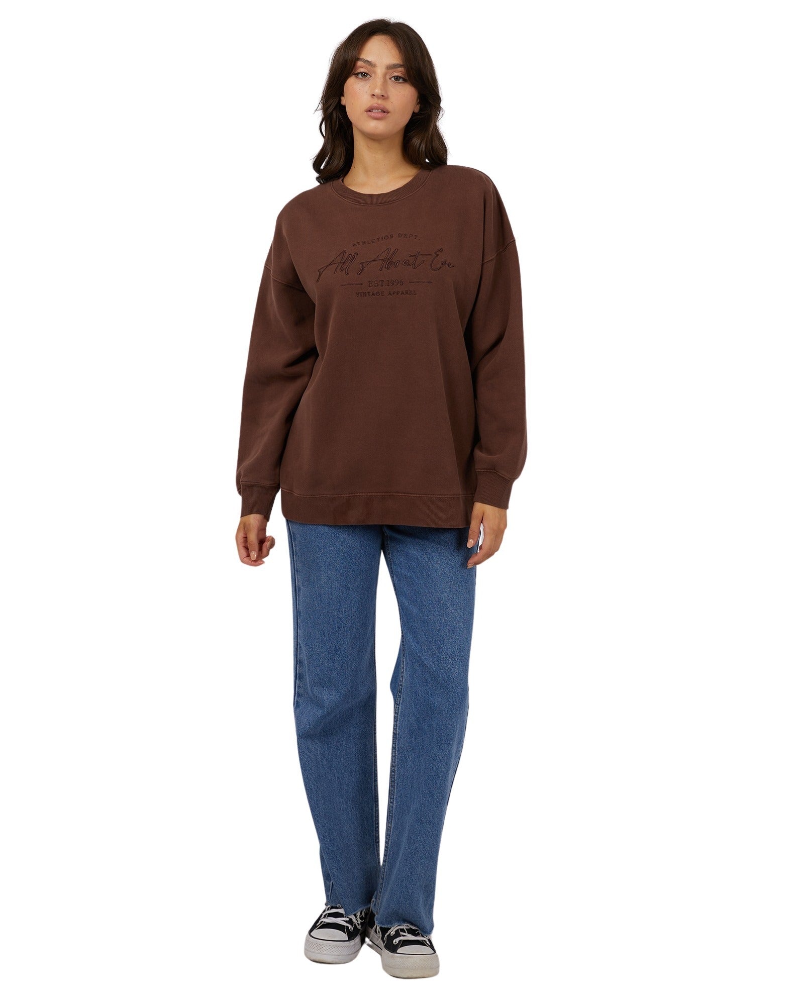 All About Eve - Classic Crew - Brown