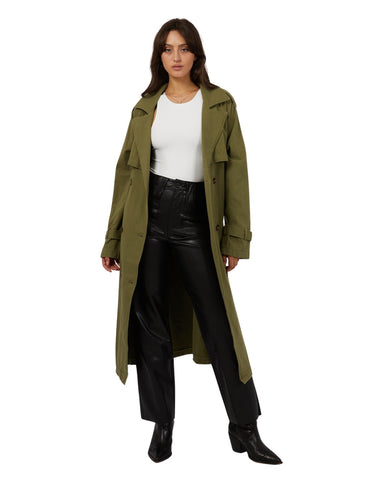 All About Eve - Eve Trench Coat - Khaki