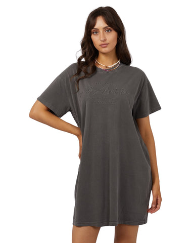 All About Eve - Classic Tee Dress - Charcoal