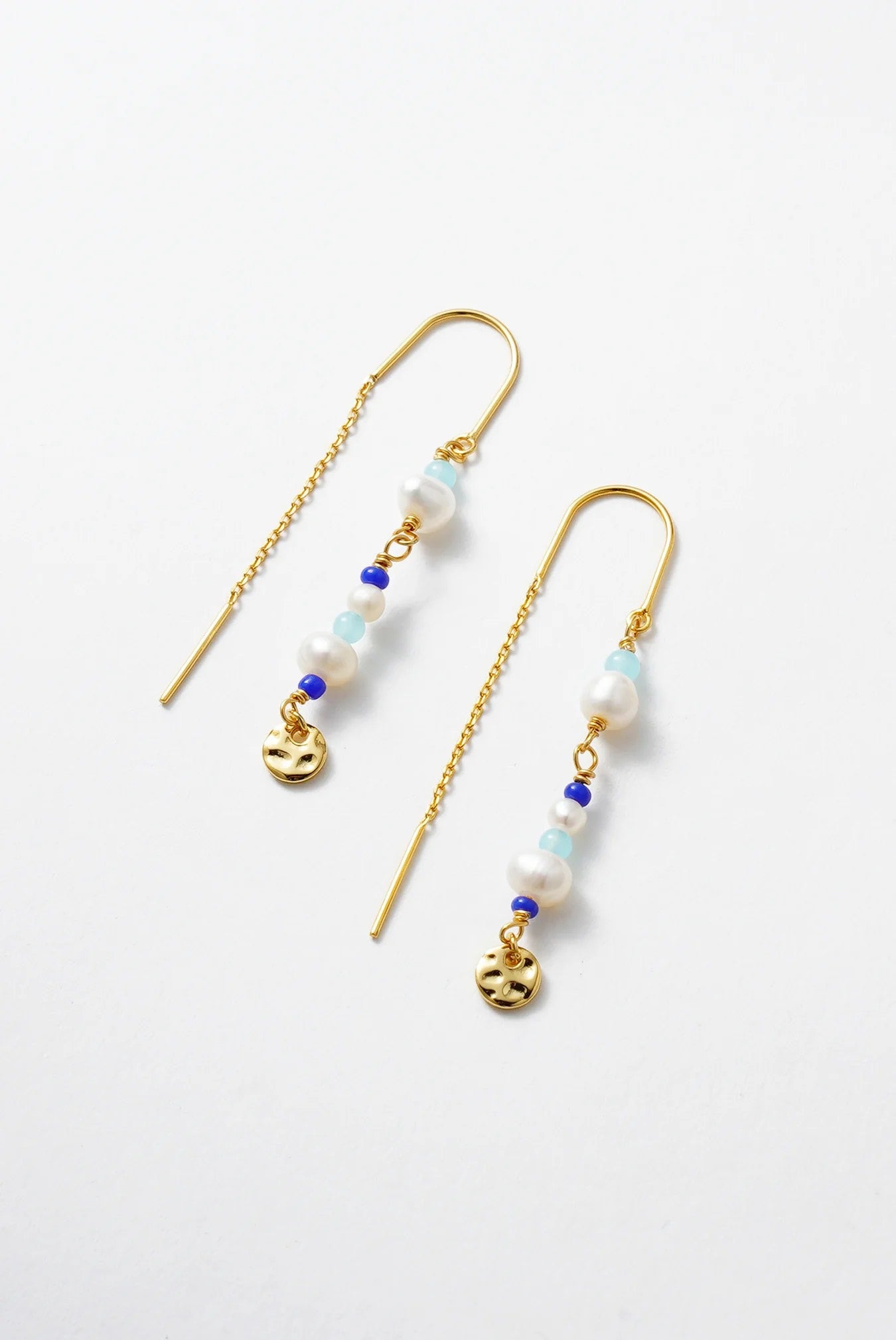 Zafino Alice Thread Earring - Pink or Blue