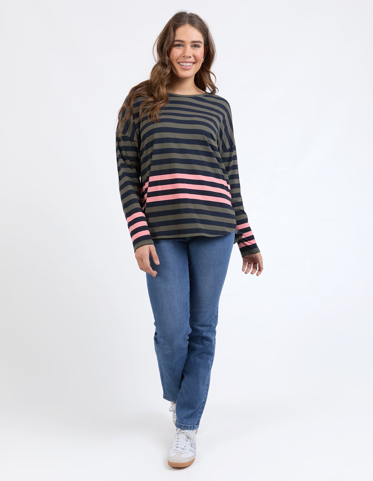 Elm - Turn Back Long Sleeve Tee - Clover