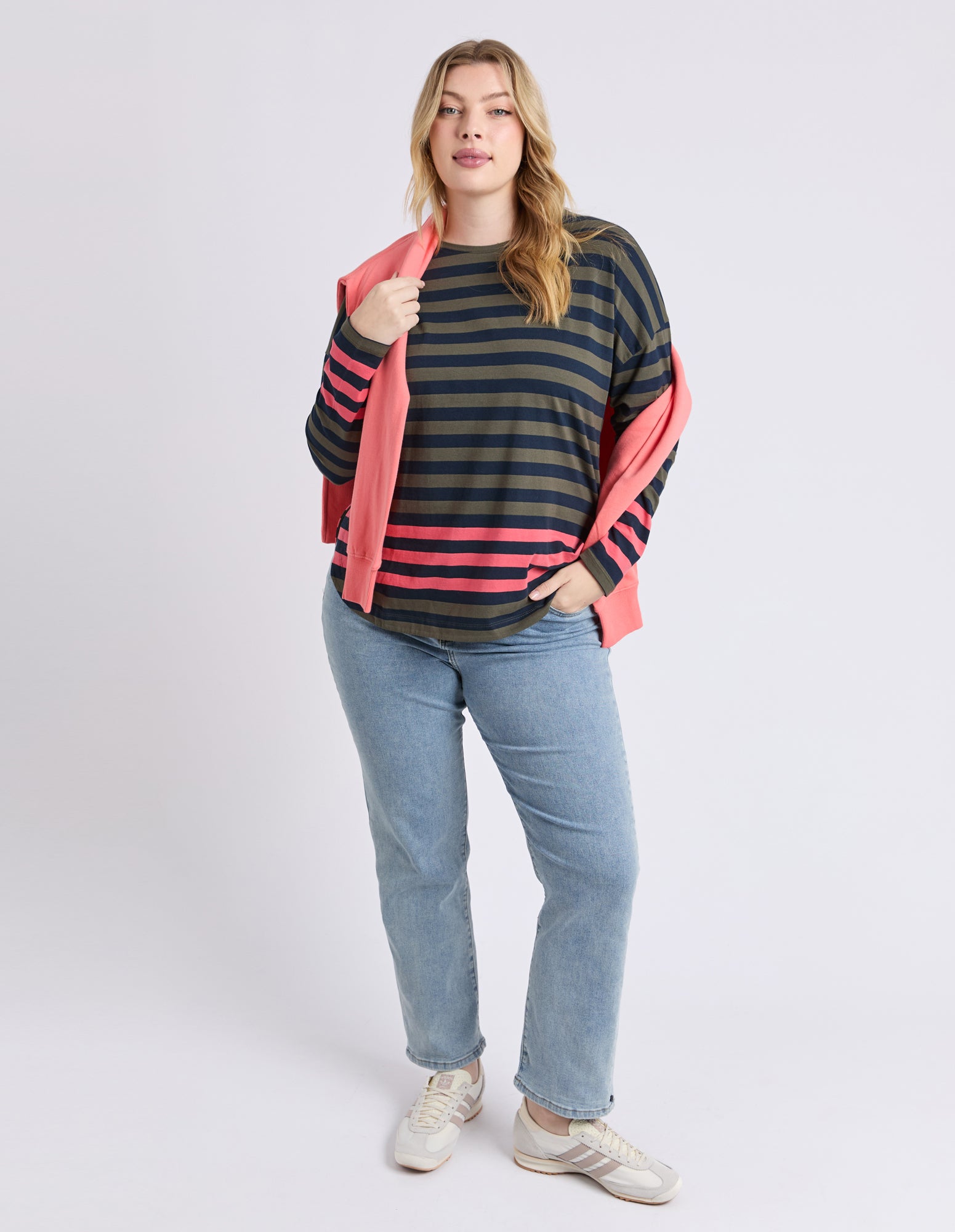 Elm - Turn Back Long Sleeve Tee - Clover