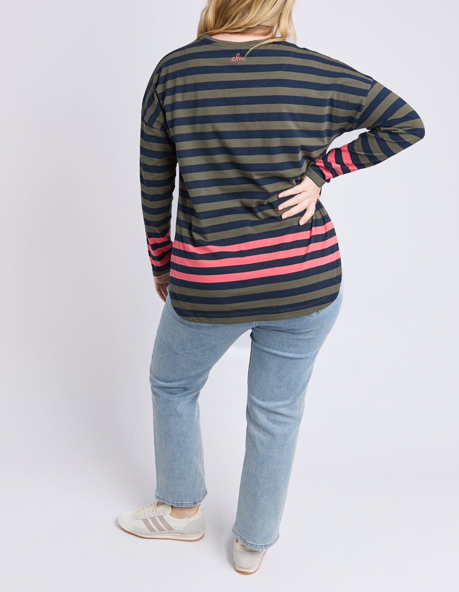 Elm - Turn Back Long Sleeve Tee - Clover