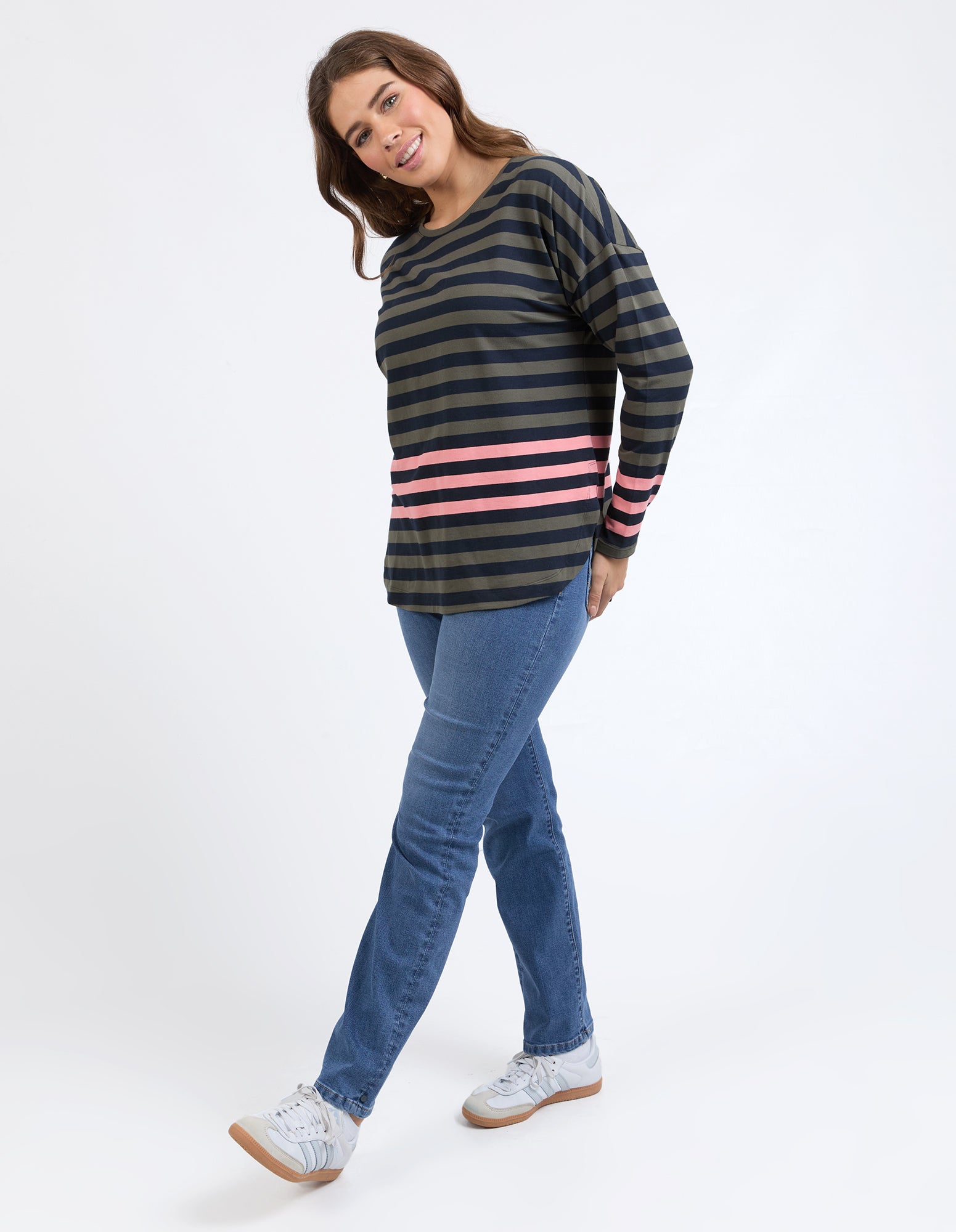 Elm - Turn Back Long Sleeve Tee - Clover