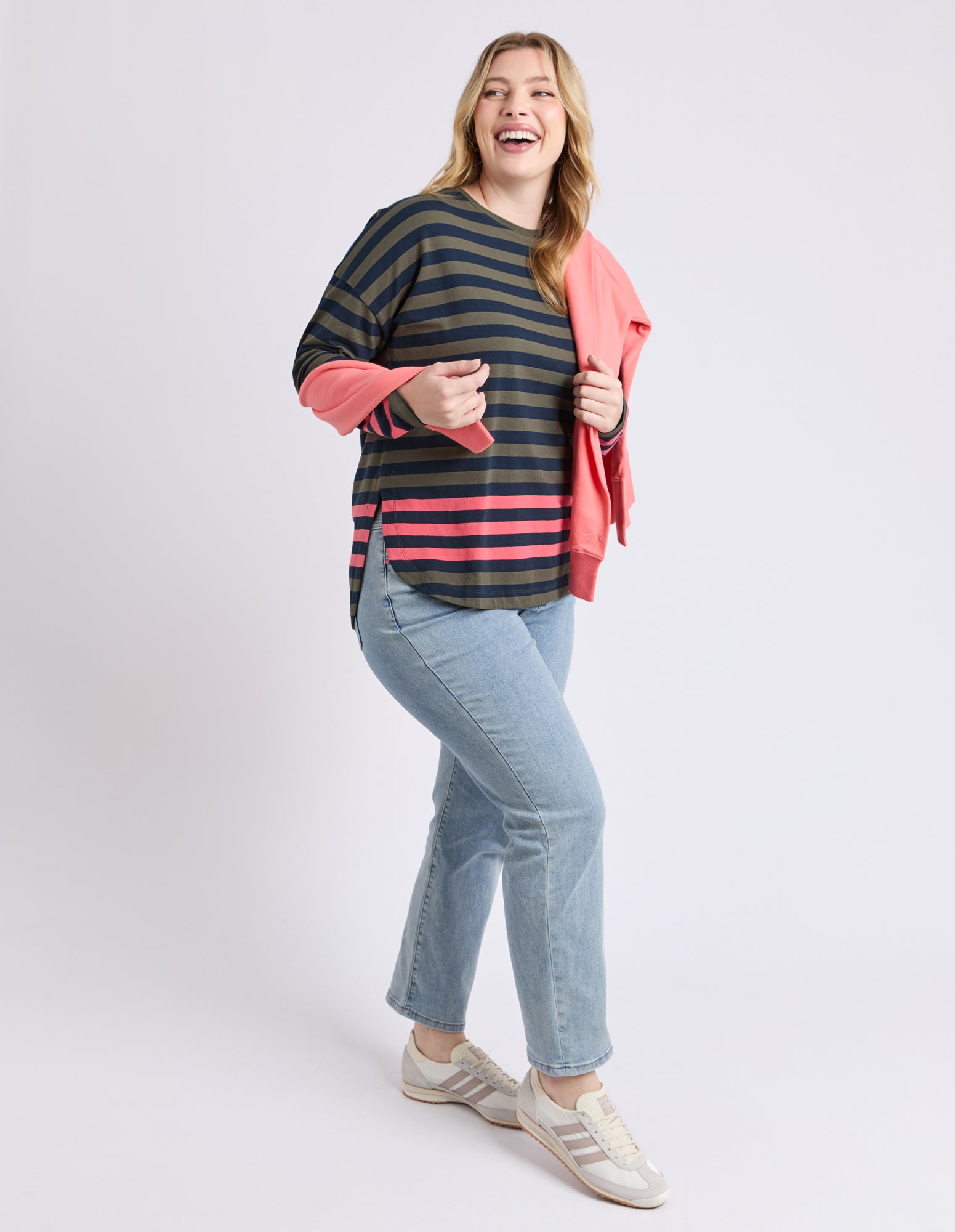 Elm - Turn Back Long Sleeve Tee - Clover