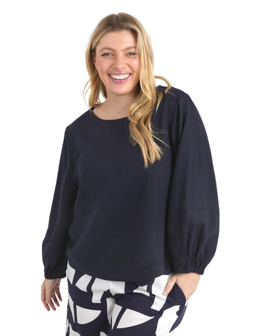 Elm - Rosa Top - Navy