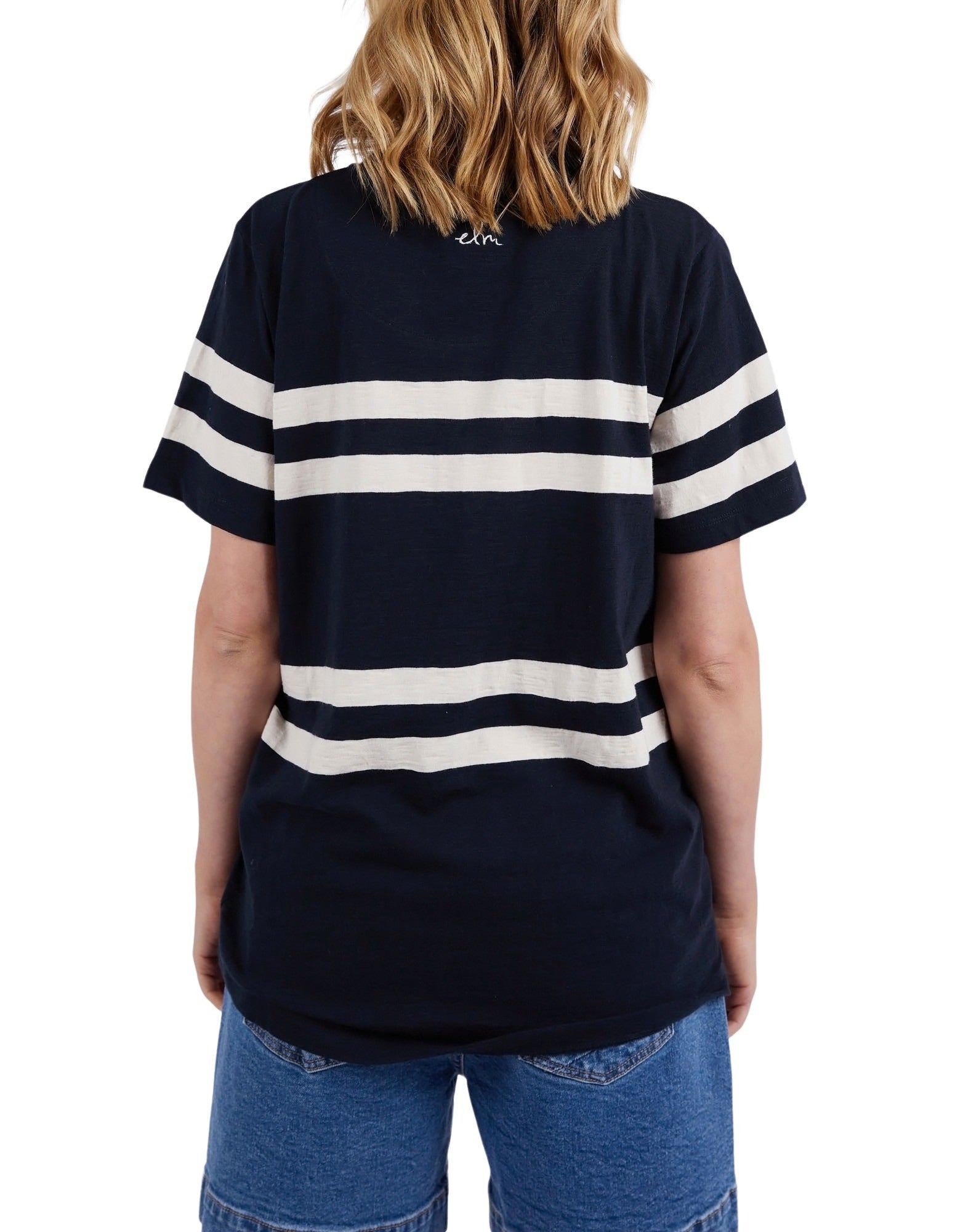 Elm - Allegra Short Sleeve Tee - Navy - last size 12!