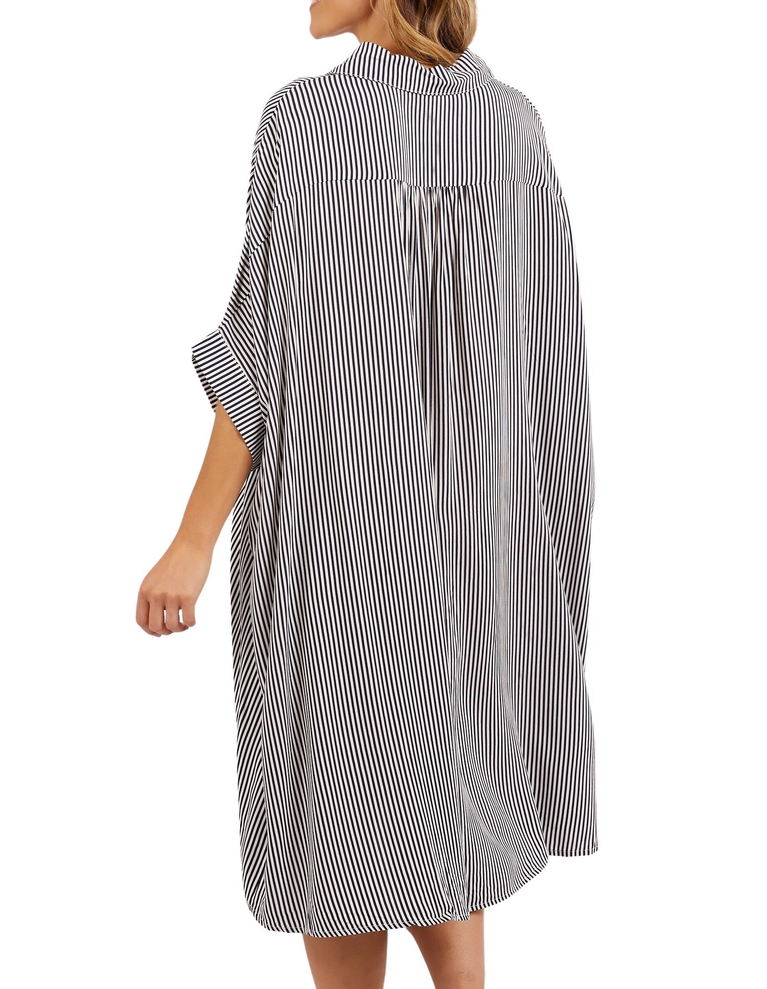 Elm - Luna Dress - Navy Stripe