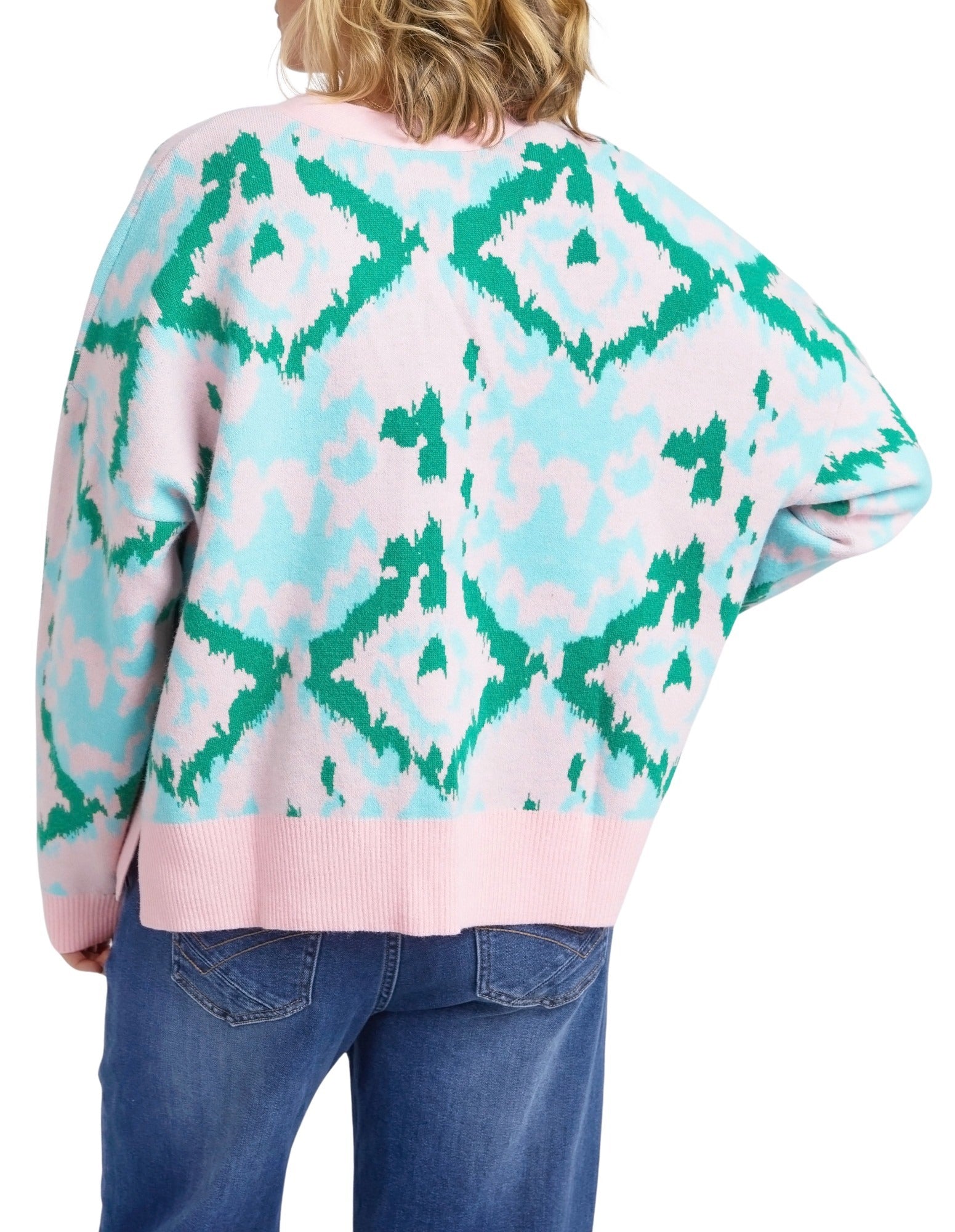 Janey Forbes X Elm - Janey Cardi - Splendid Pink