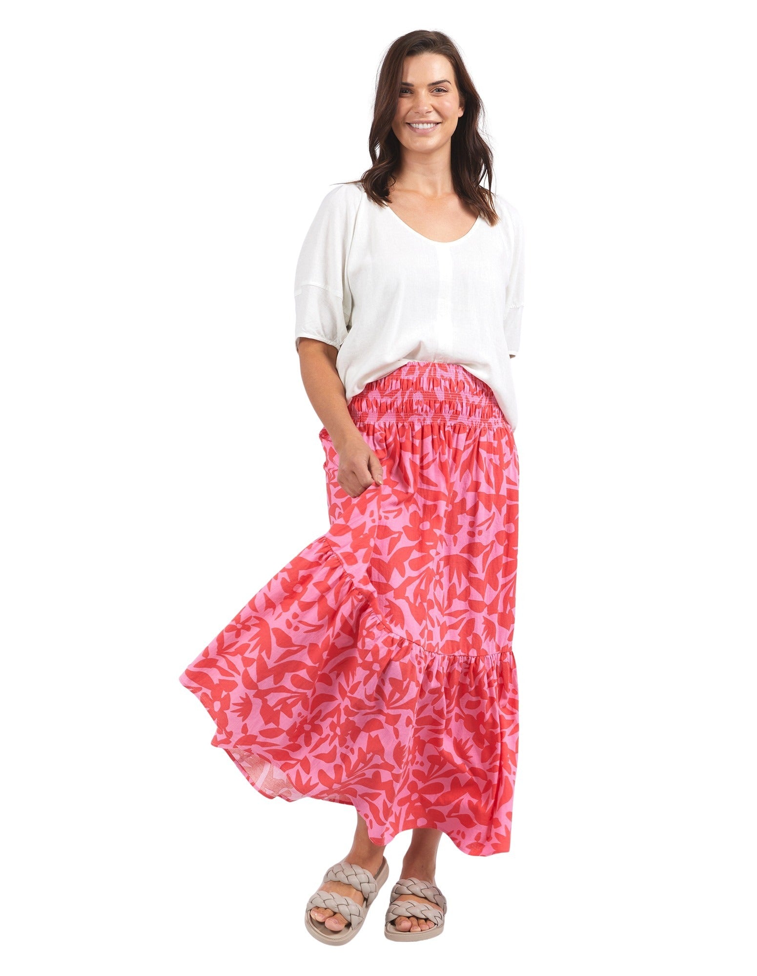 Elm - Sunset Hour Print Skirt