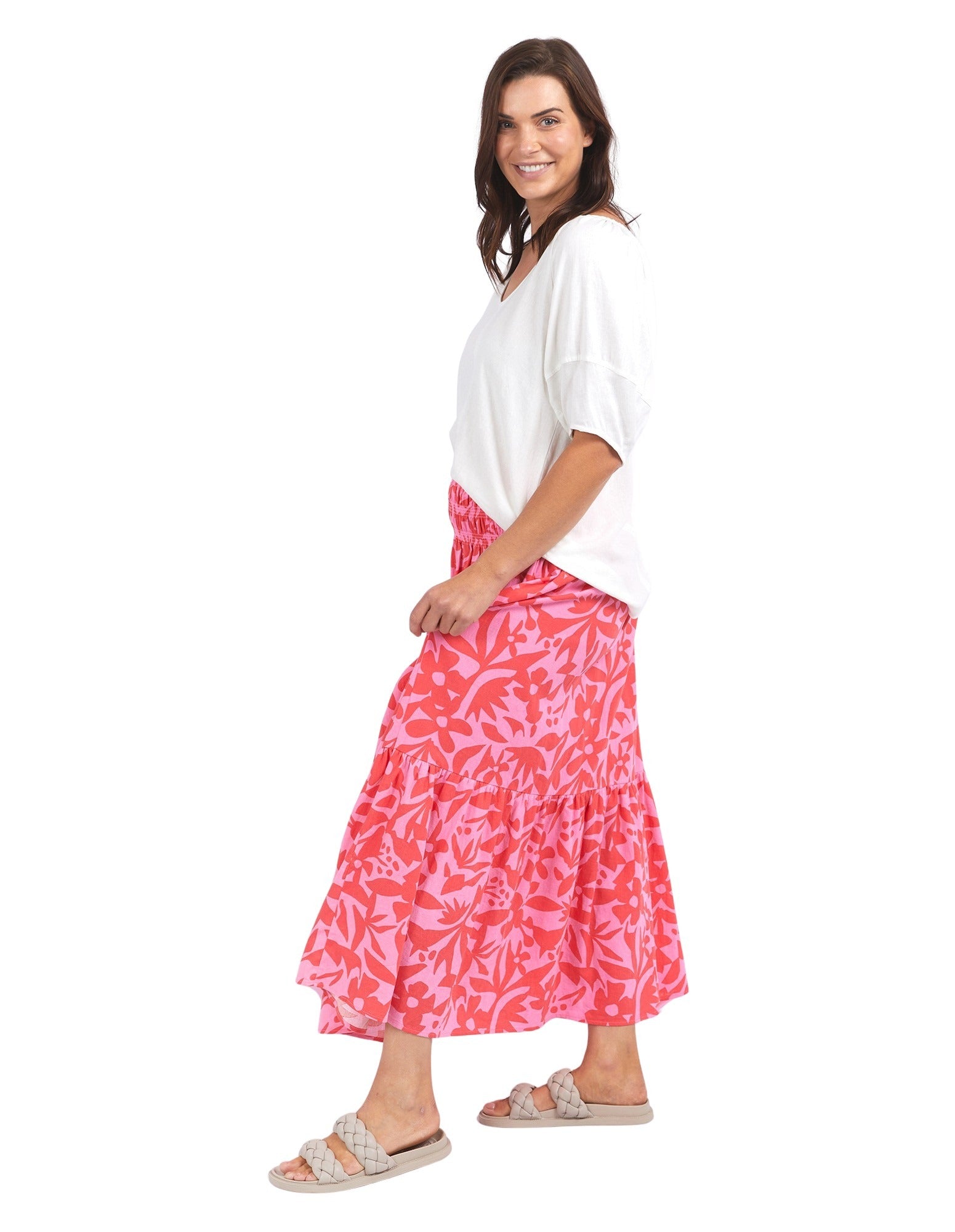 Elm - Sunset Hour Print Skirt