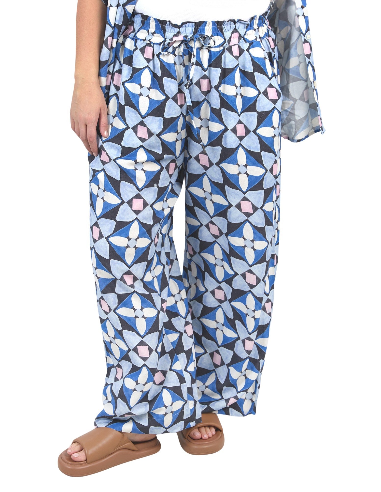 Elm - Painted Tile Pant - Geo Print