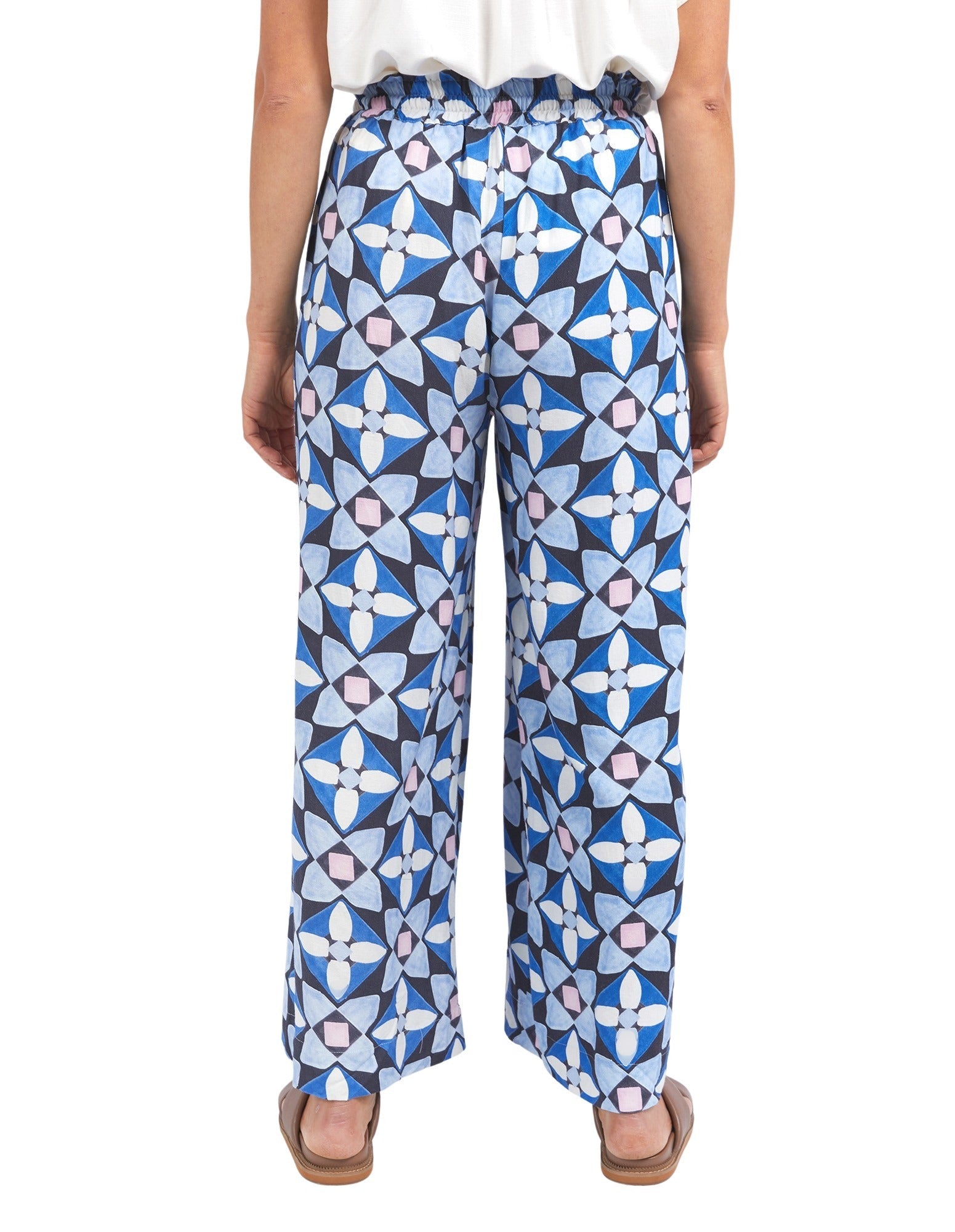 Elm - Painted Tile Pant - Geo Print