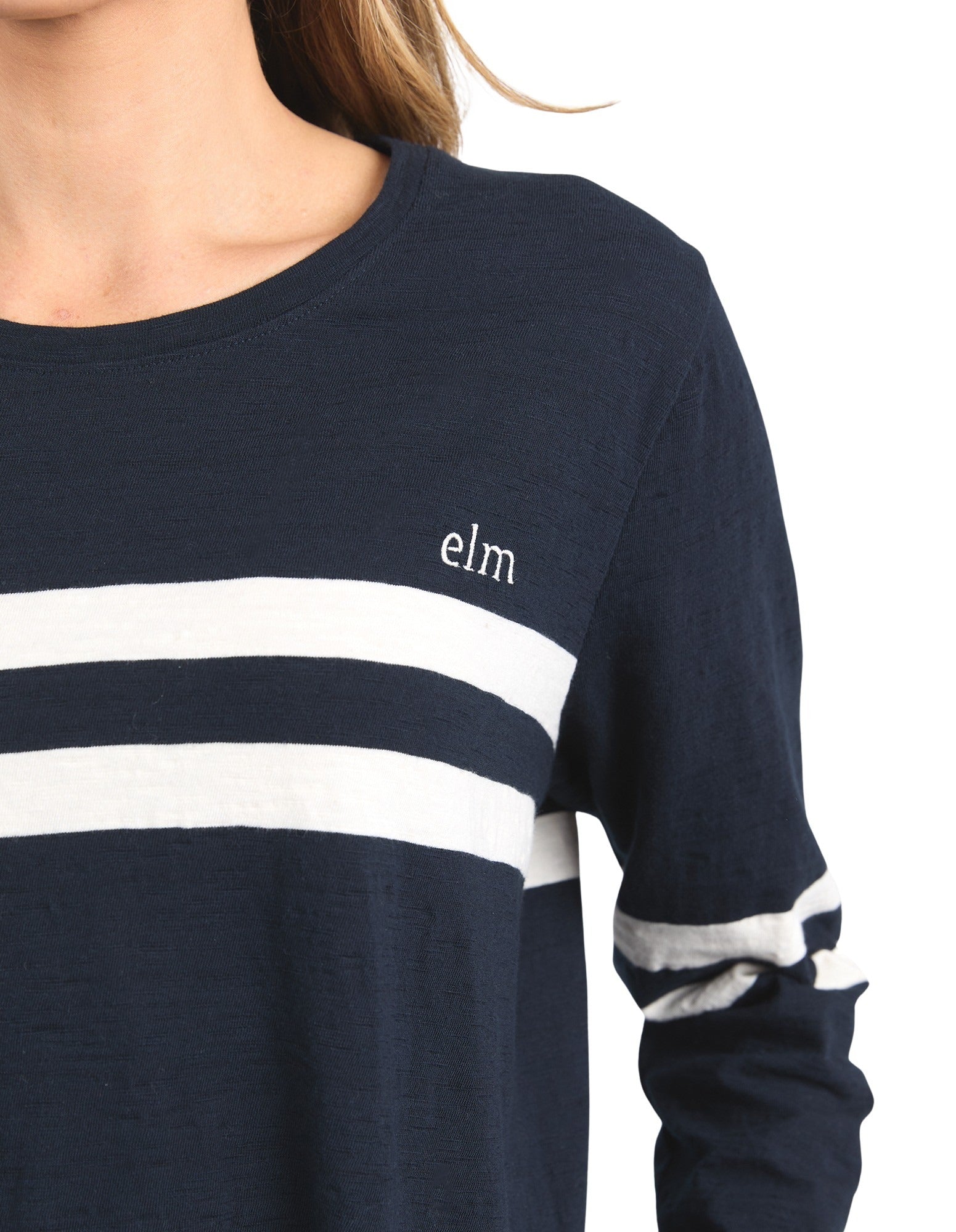 Elm - Adora Long Sleeve Tee - Navy
