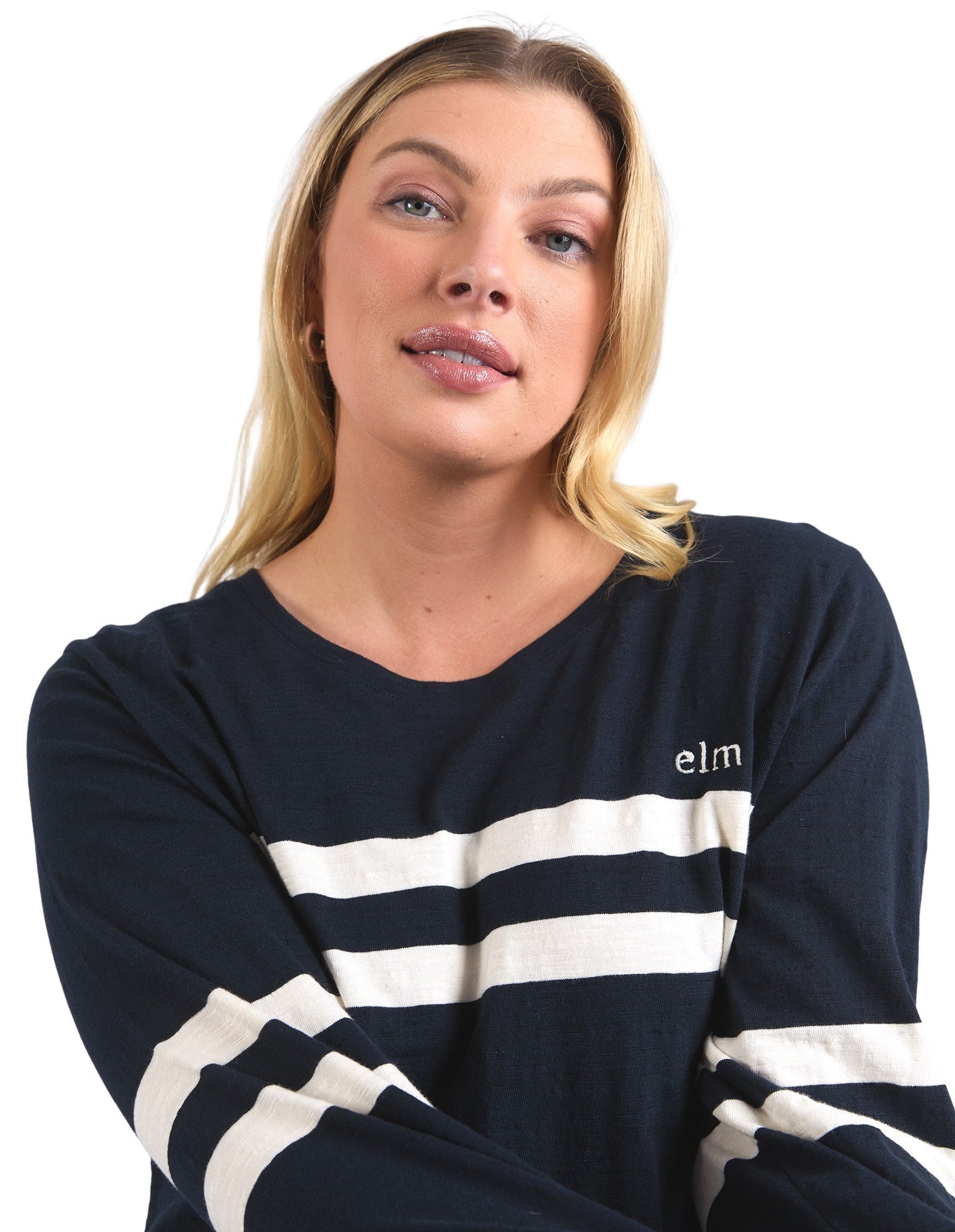 Elm - Adora Long Sleeve Tee - Navy
