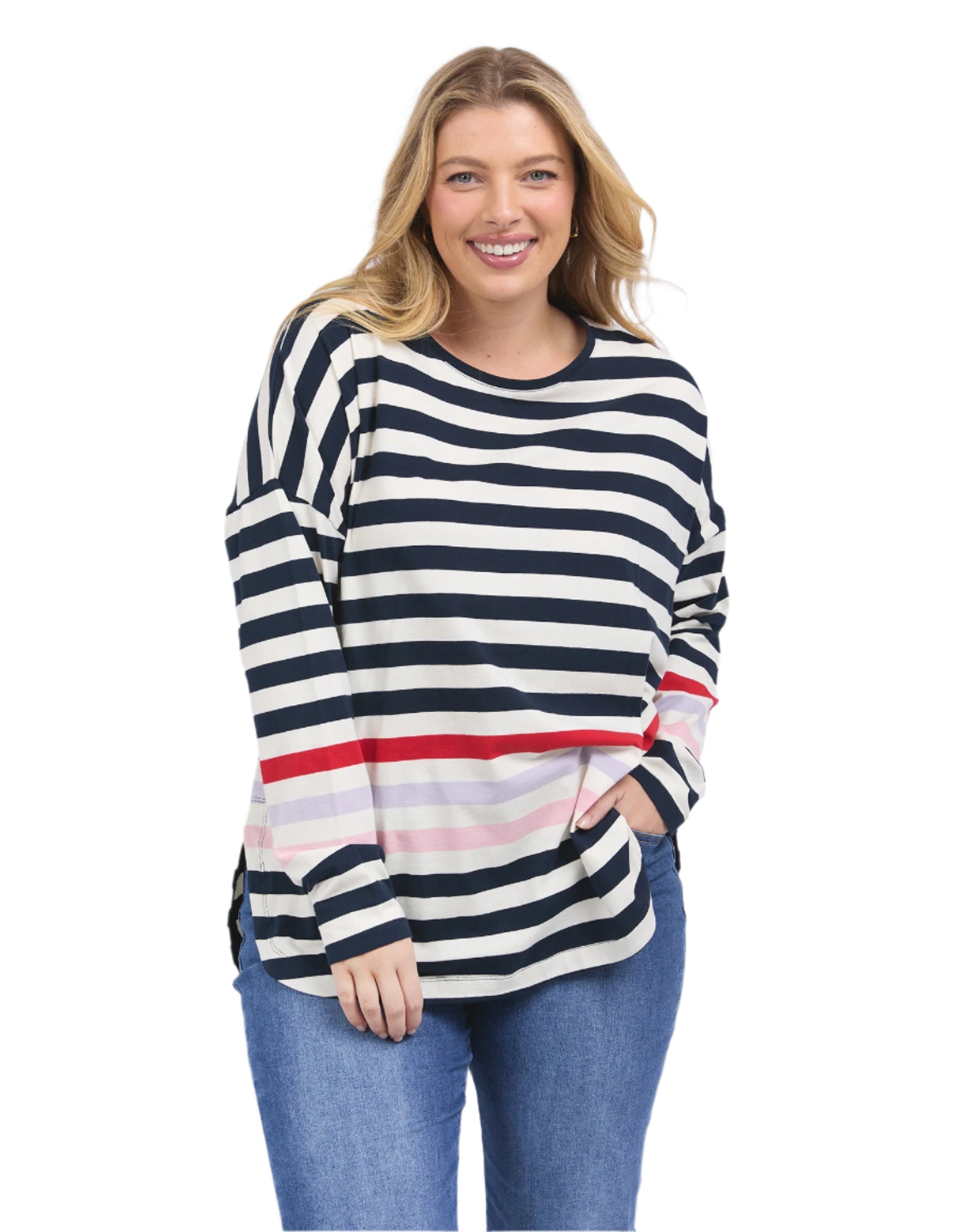 Elm - Retreat Long Sleeve Tee - Multi