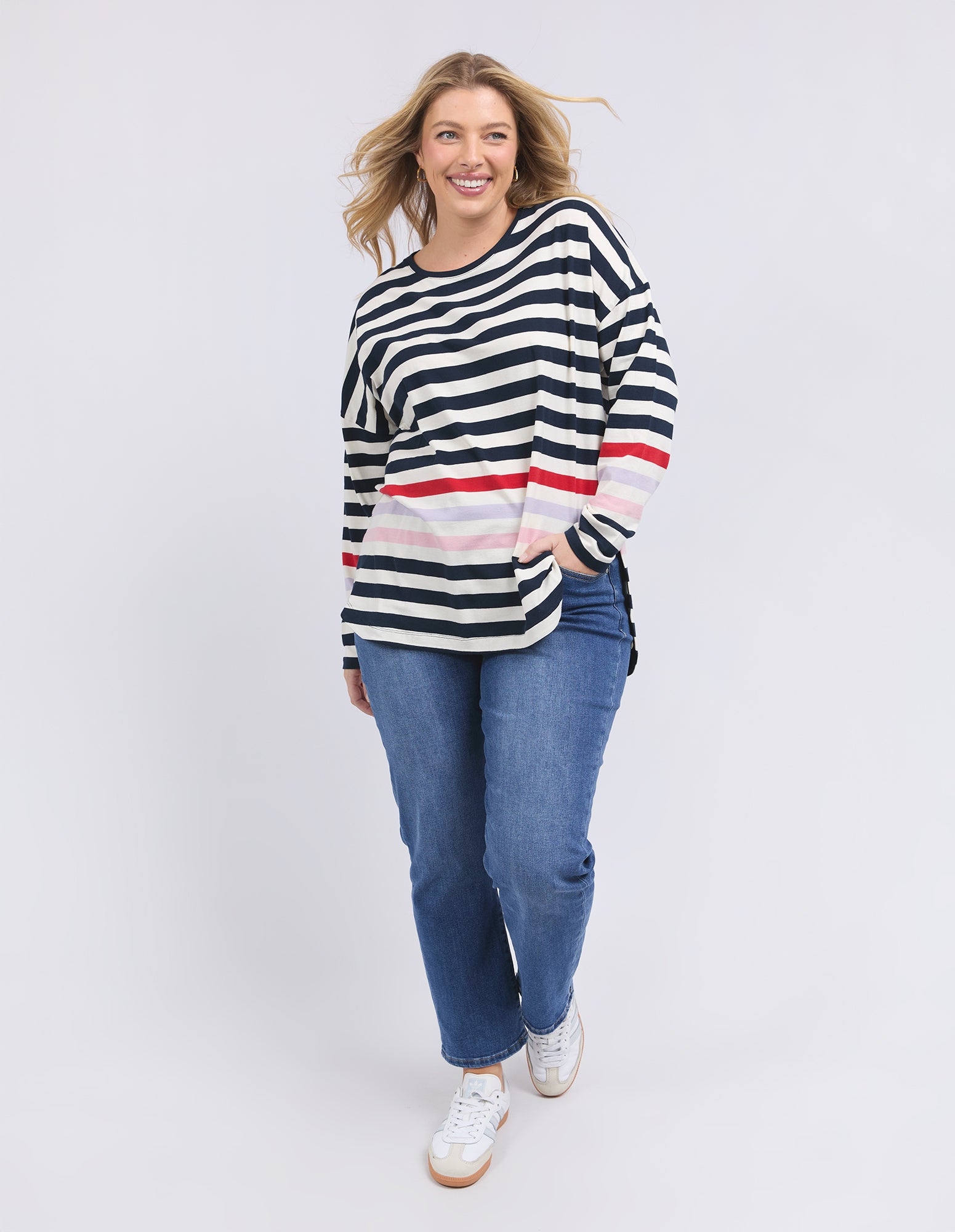 Elm - Retreat Long Sleeve Tee - Multi