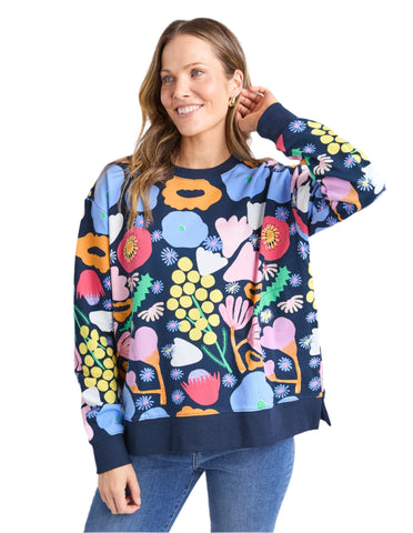 Flower Medley Crew Multi
