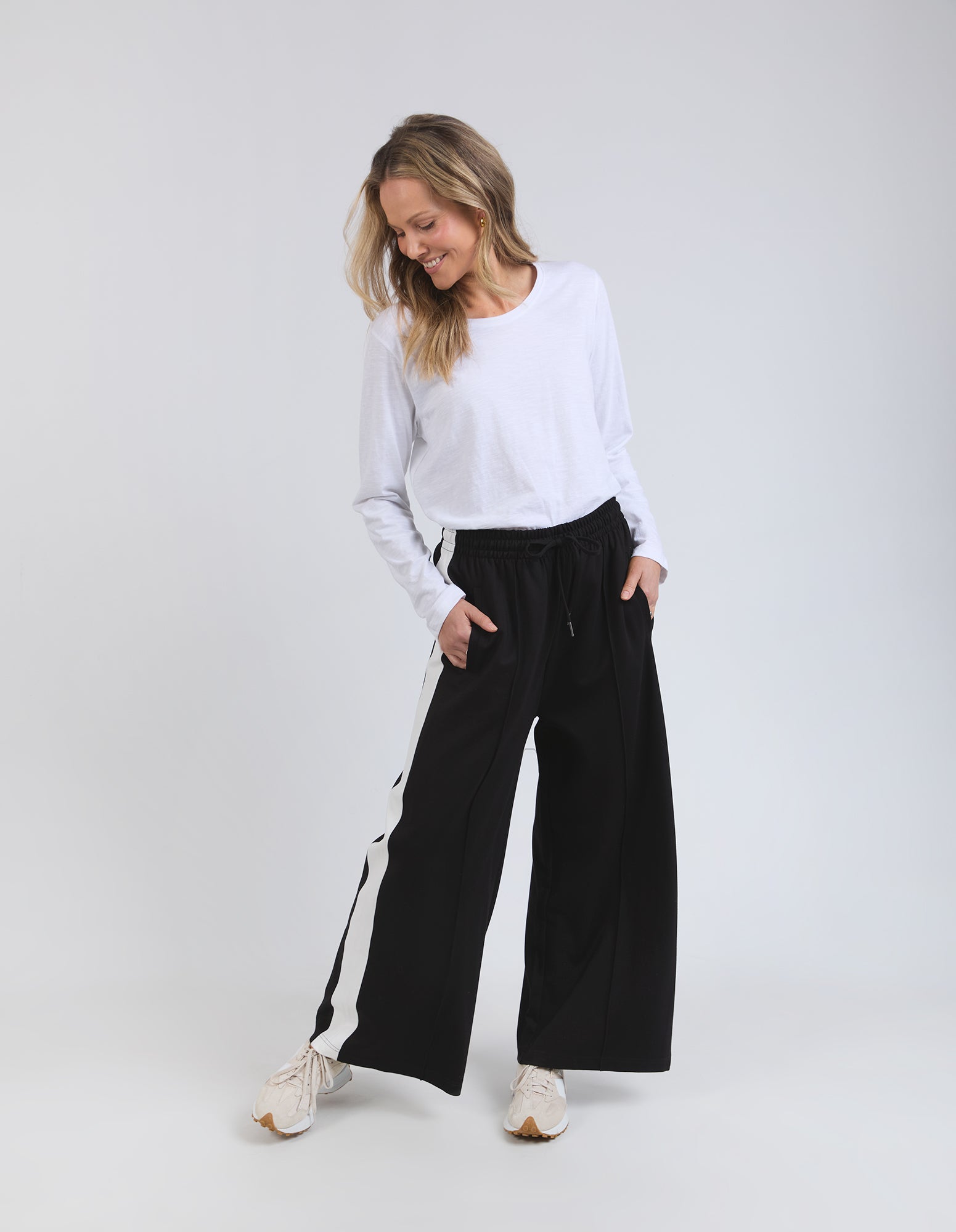 Elm - Carmen Wide Leg Pant - Black