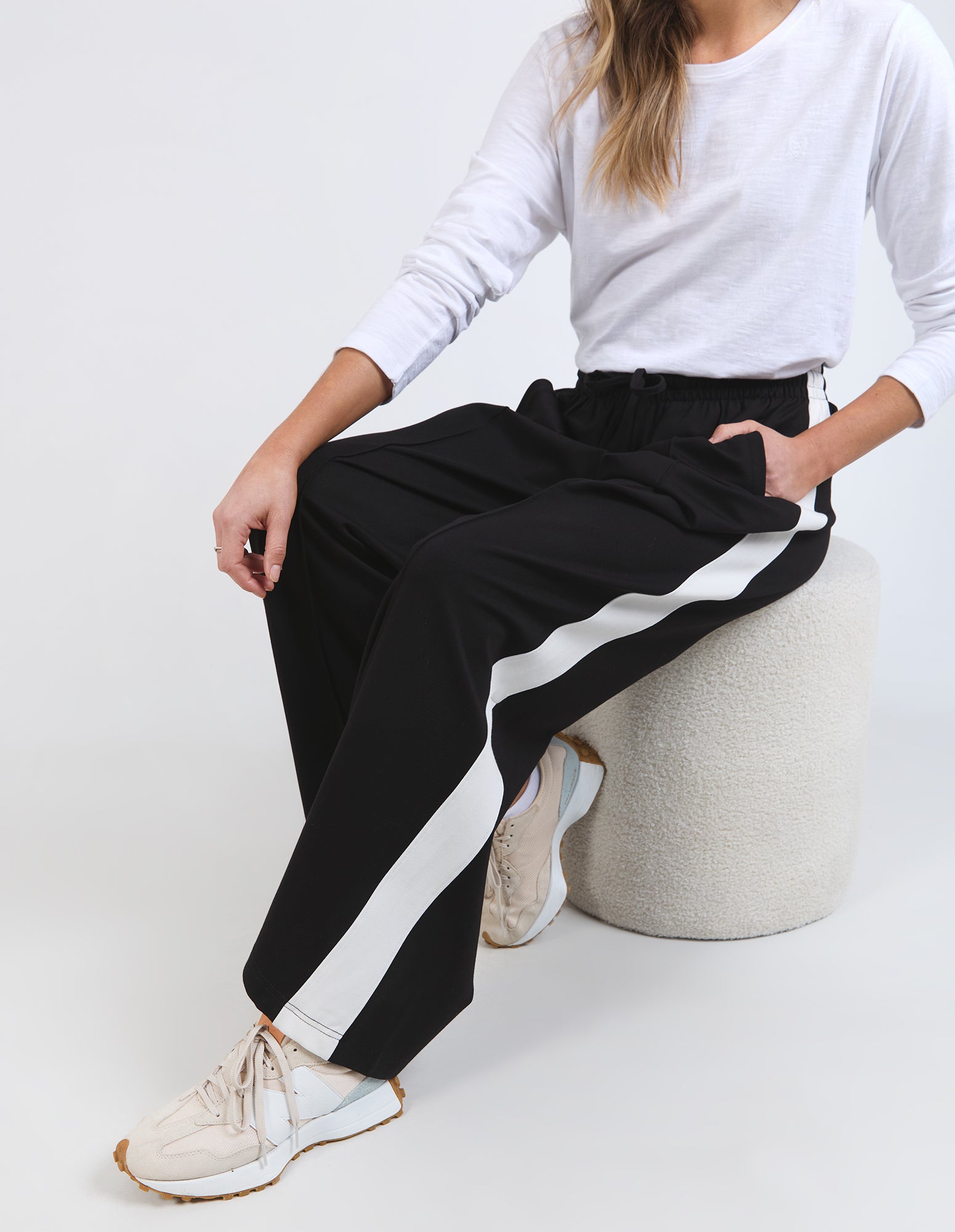 Elm - Carmen Wide Leg Pant - Black