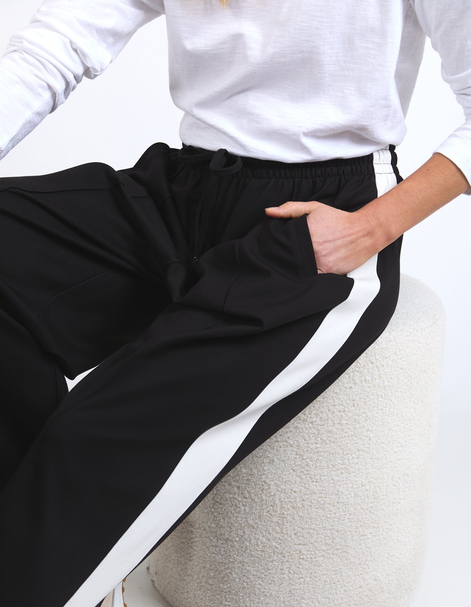 Elm - Carmen Wide Leg Pant - Black