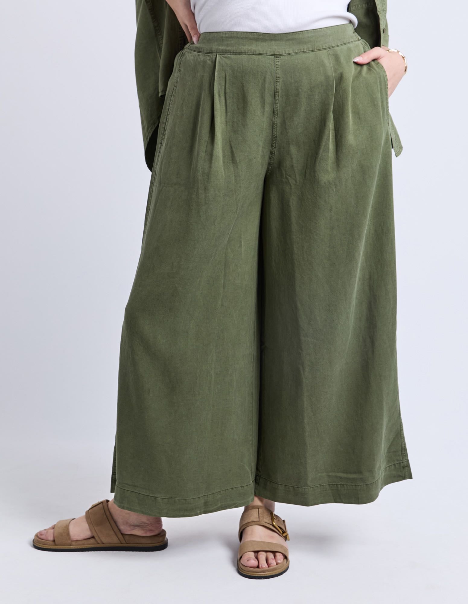 Elm - Bliss Culotte Pant - Clover