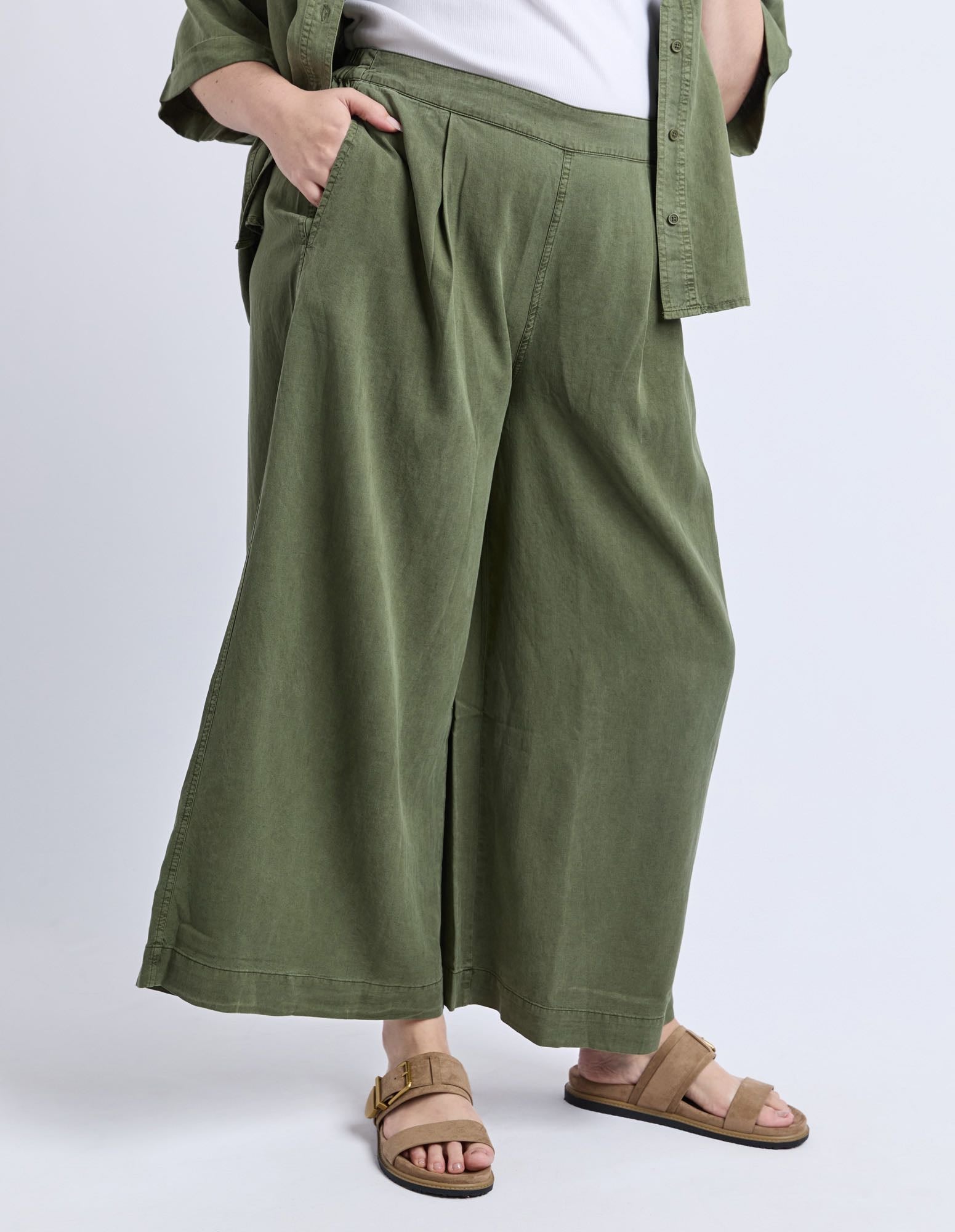 Elm - Bliss Culotte Pant - Clover