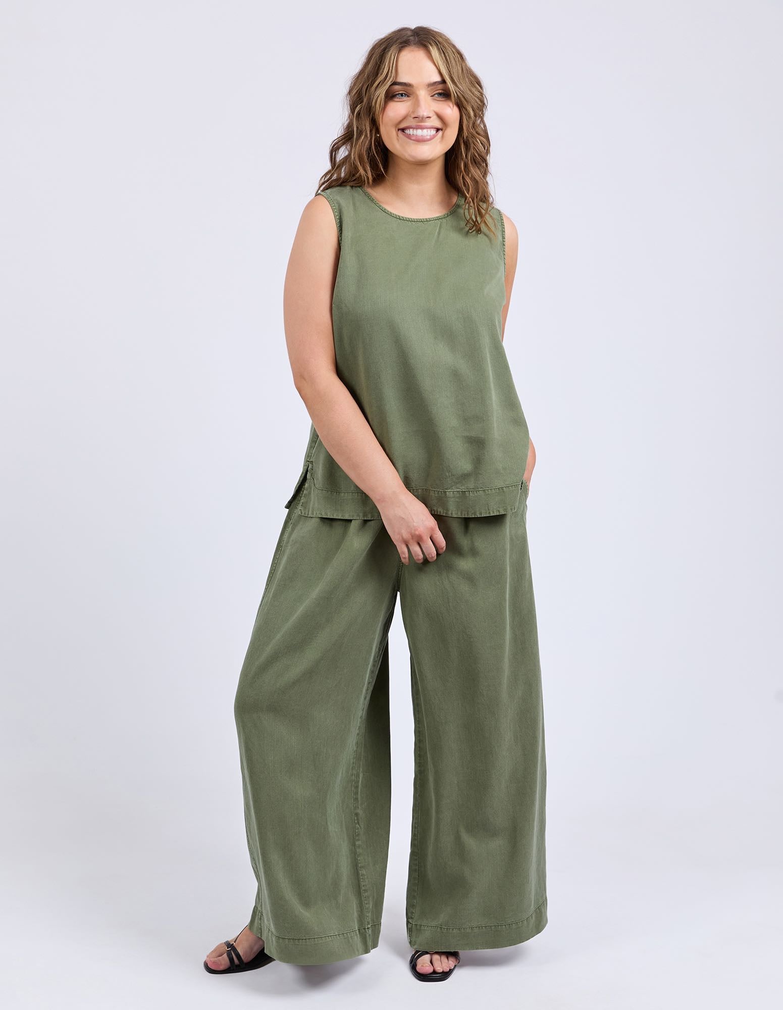 Elm - Bliss Culotte Pant - Clover