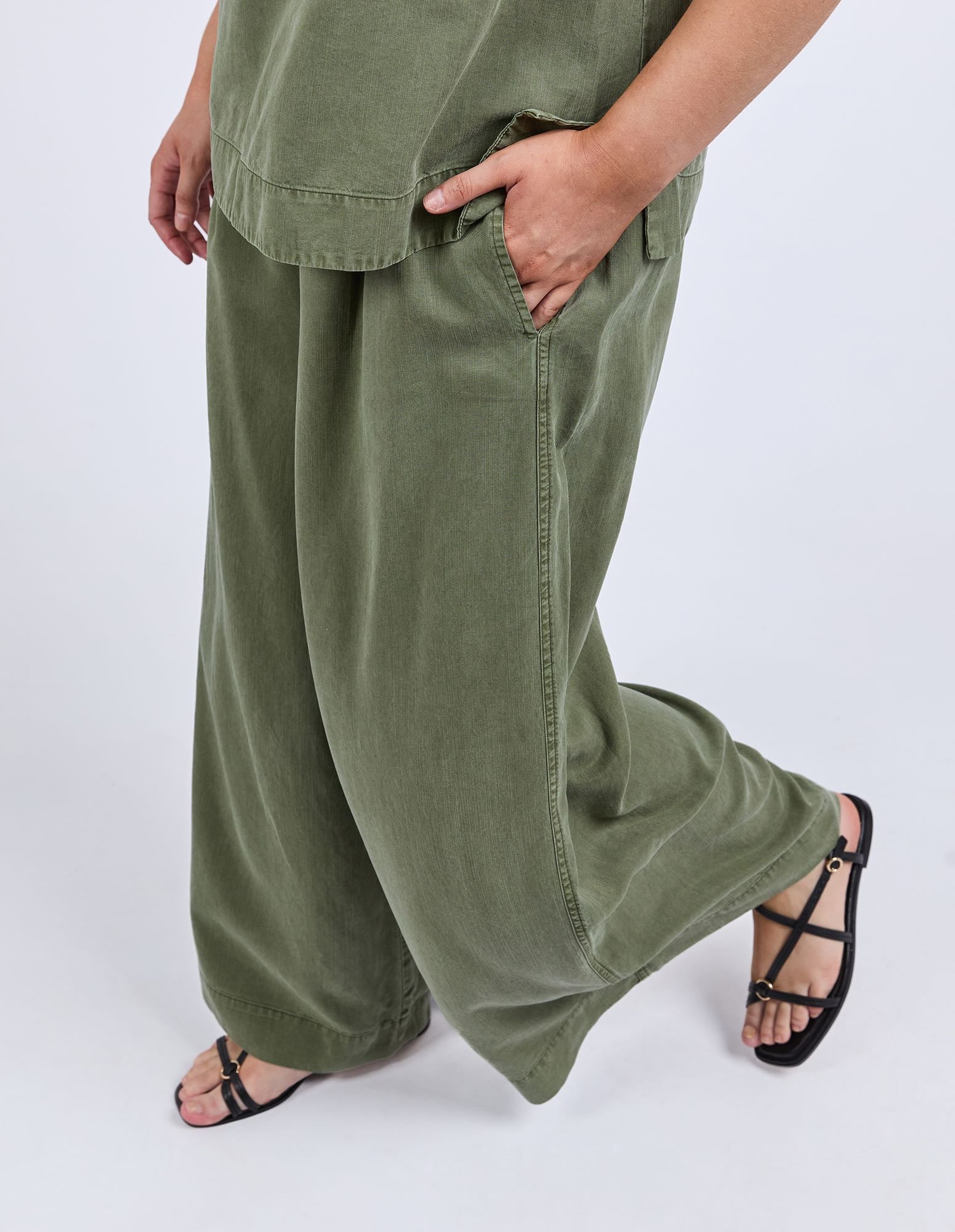 Elm - Bliss Culotte Pant - Clover
