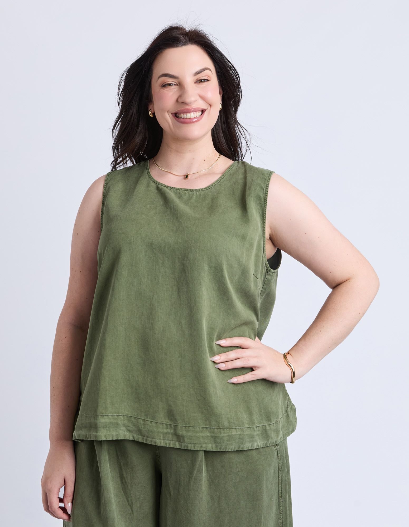 Elm - Bliss Tank - Clover