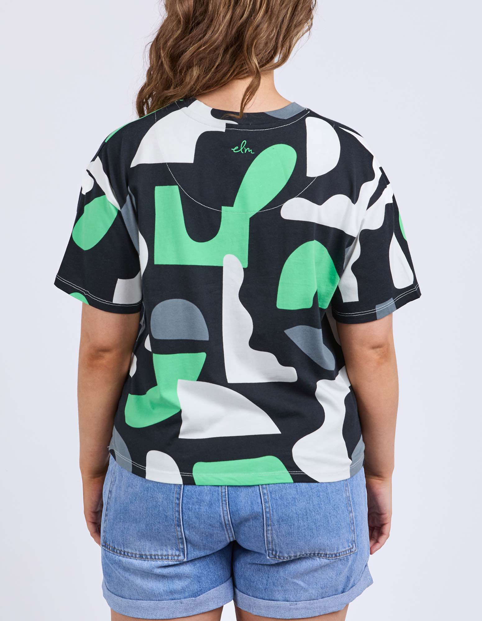 Elm - Stijl Tee - Abstract Yardage