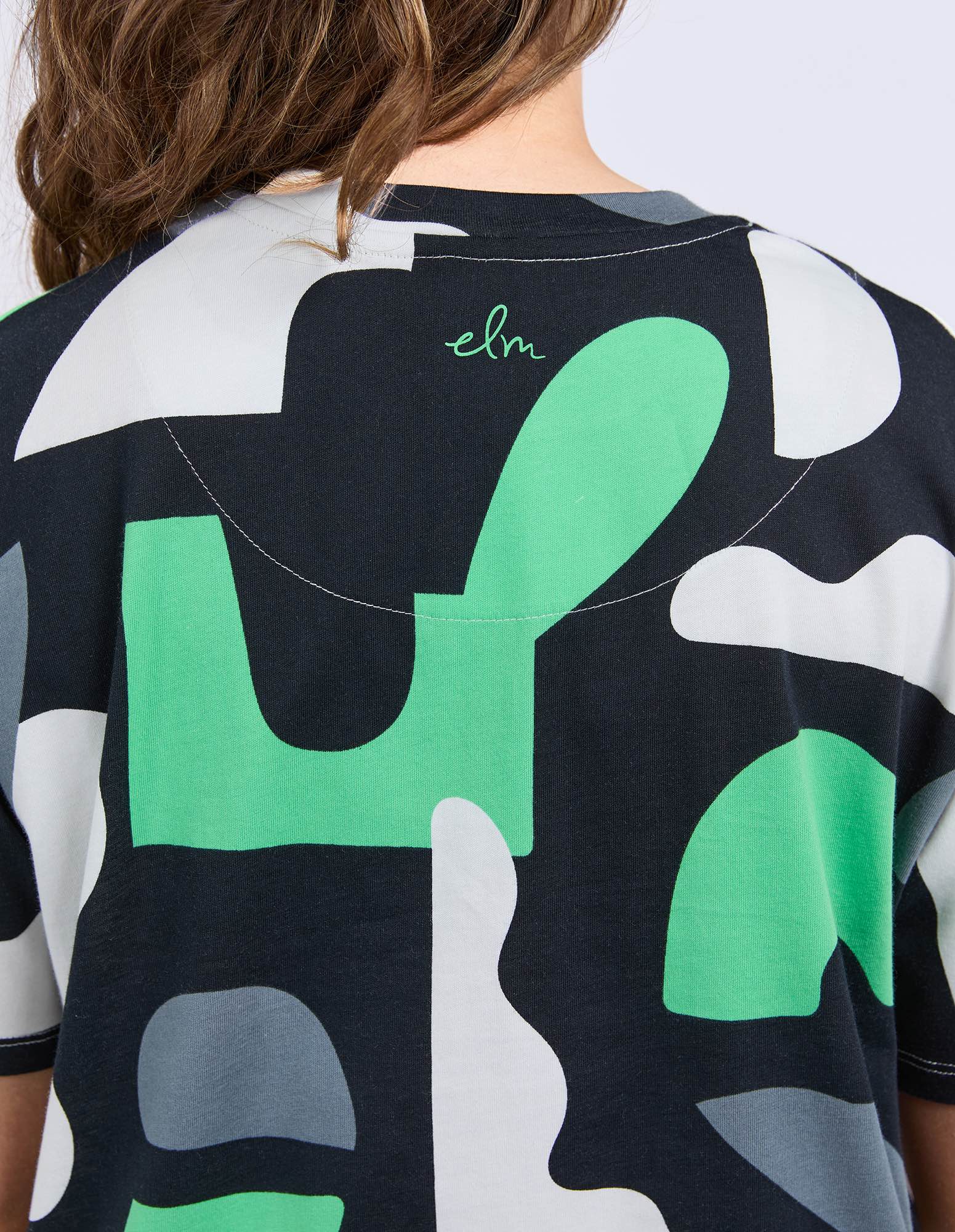 Elm - Stijl Tee - Abstract Yardage